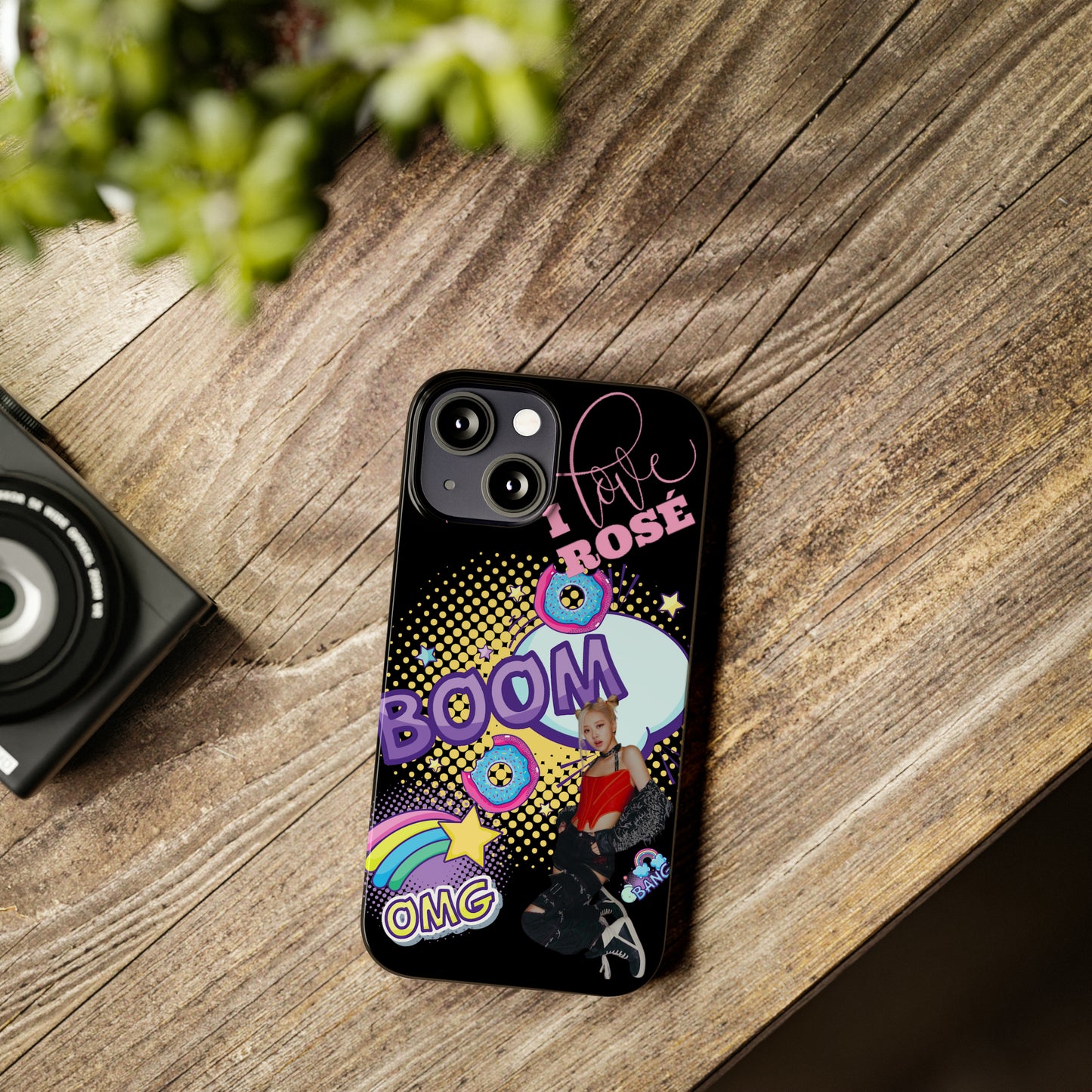 I Love Rosé Slim Phone Cases Kpop Iphone Cover