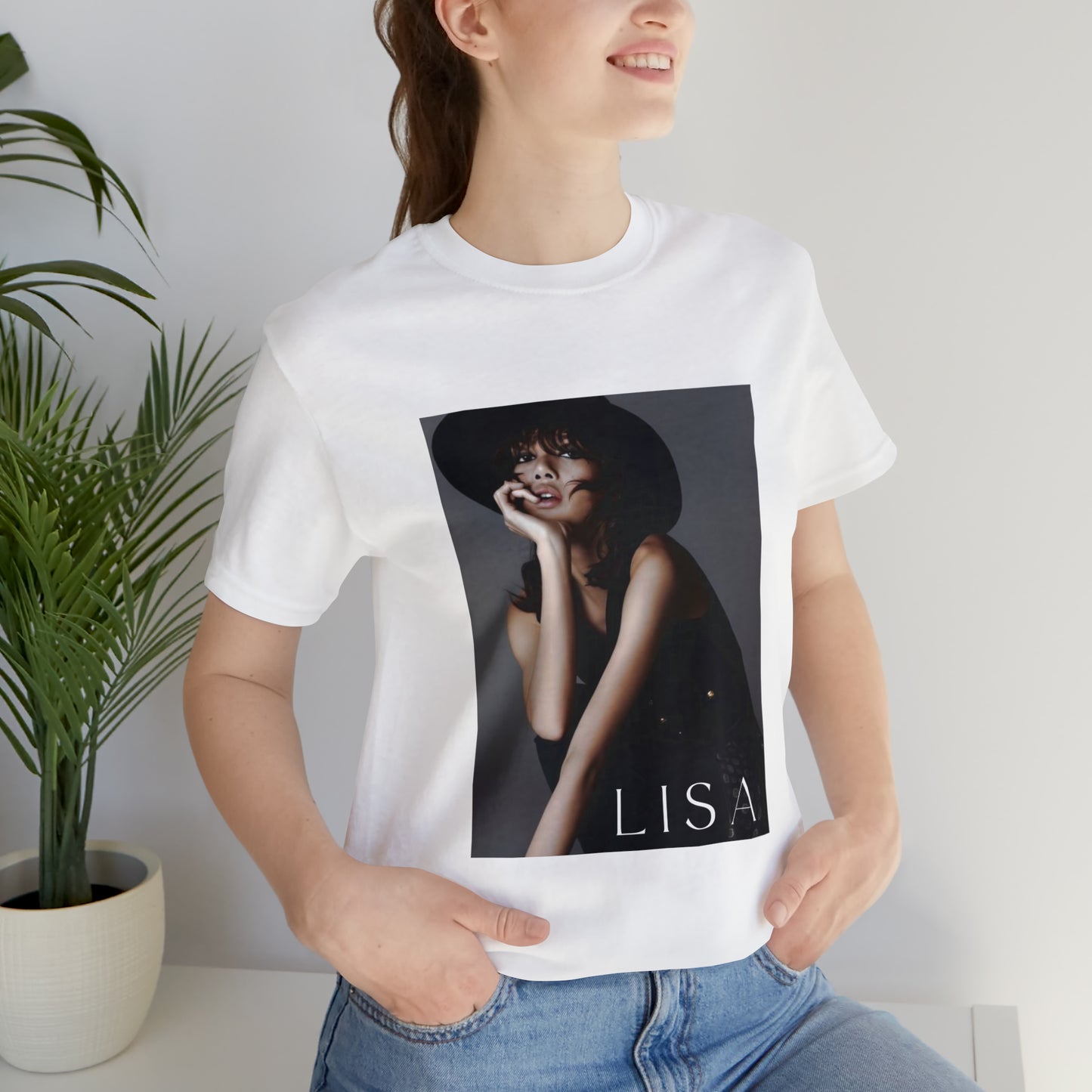 Kpop Girlband Lalisa Blinks Unisex Jersey Short Sleeve Tee
