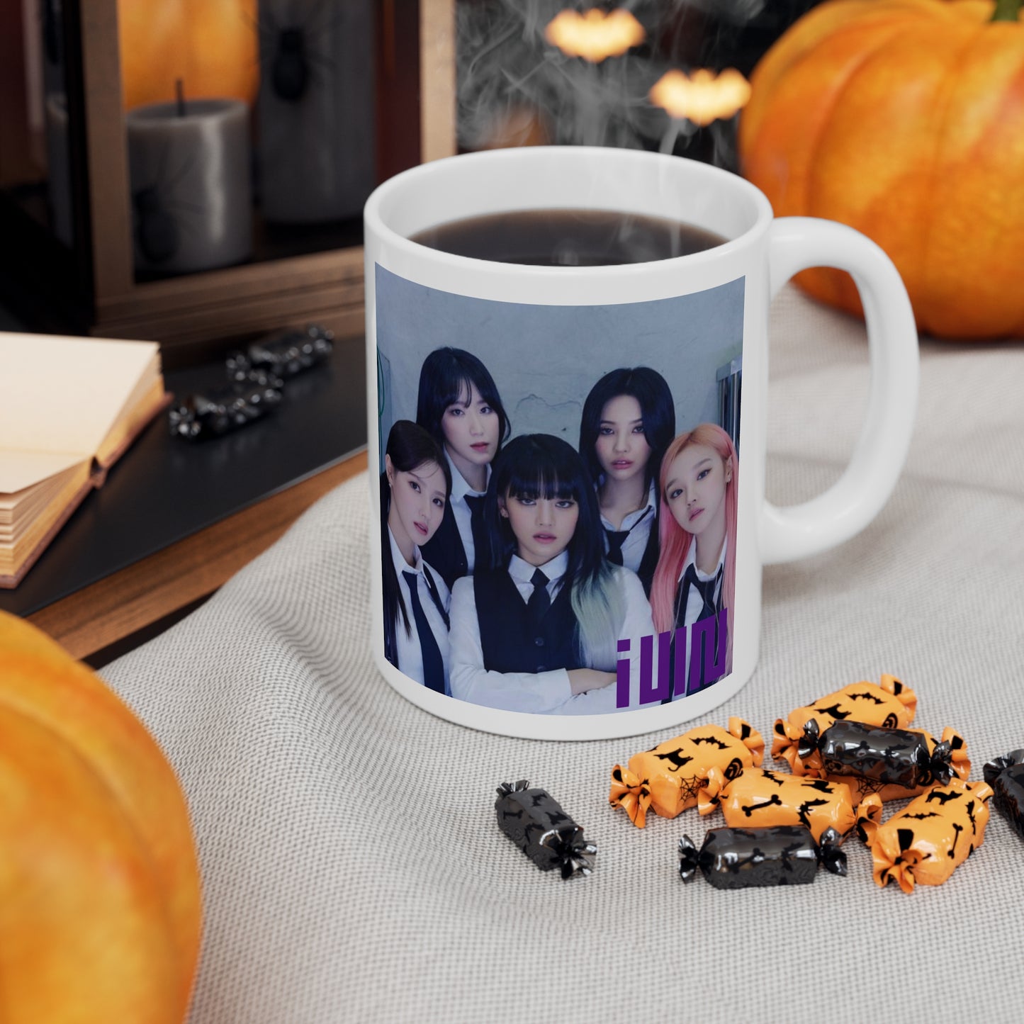 Kpop Girlband G Idle White Ceramic Coffee Mug 11oz