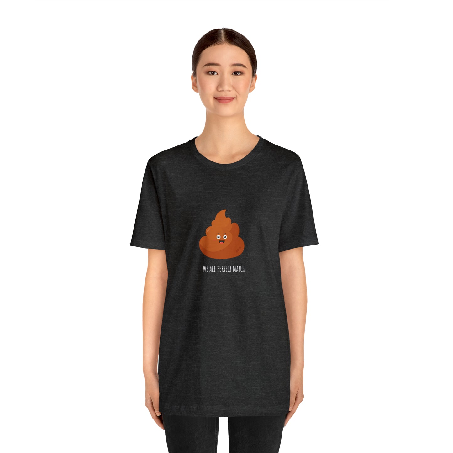 Funny Couple Shirts Perfect Match Unisex Jersey Short Sleeve Tee