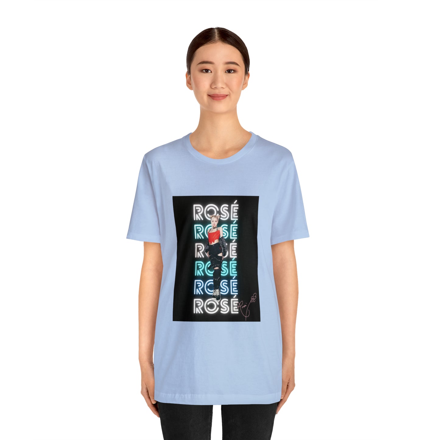 Kpop Girlband Rosé Blinks Unisex Jersey Short Sleeve Tee