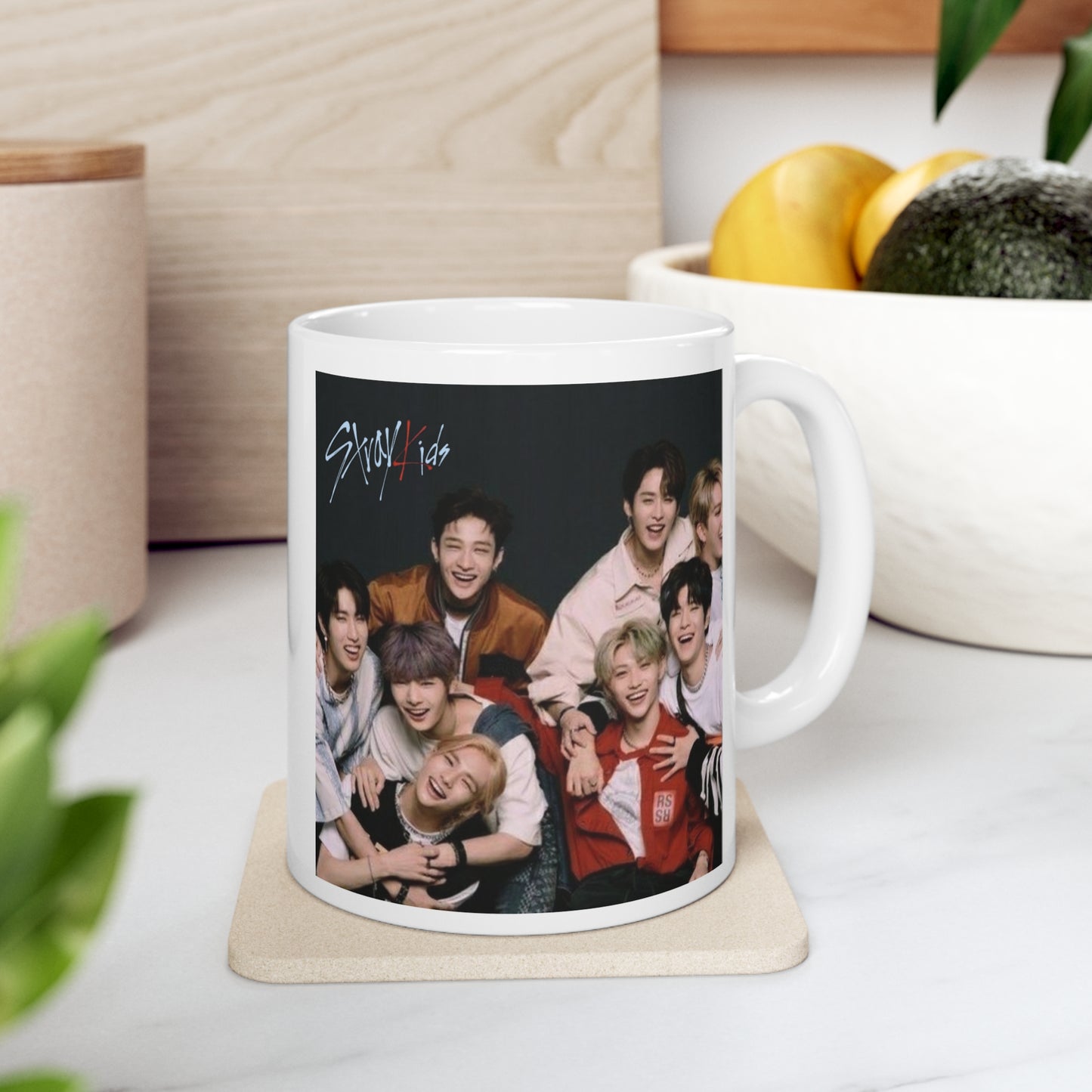 Kpop Boyband Straykids White Ceramic Coffee Mug 11oz