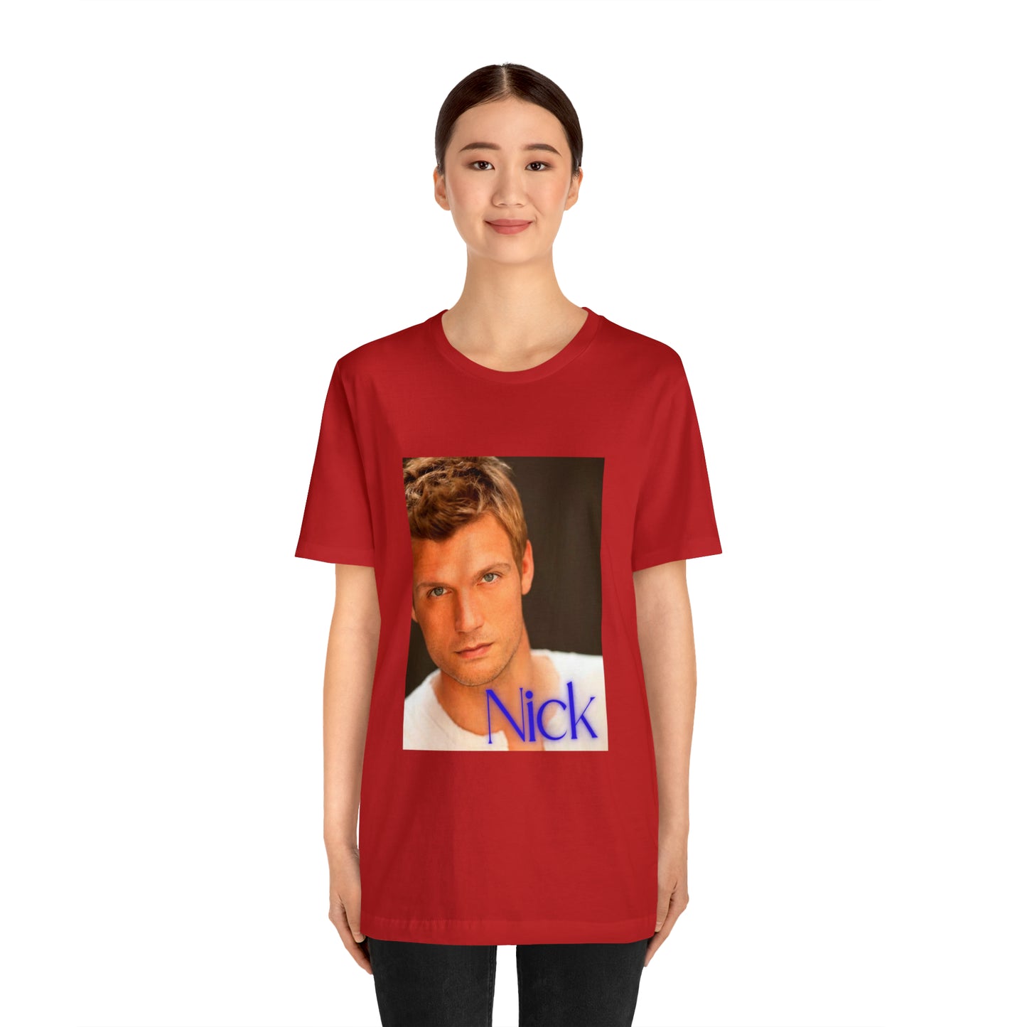 American Boyband Nick Carter Unisex Jersey Short Sleeve Tee