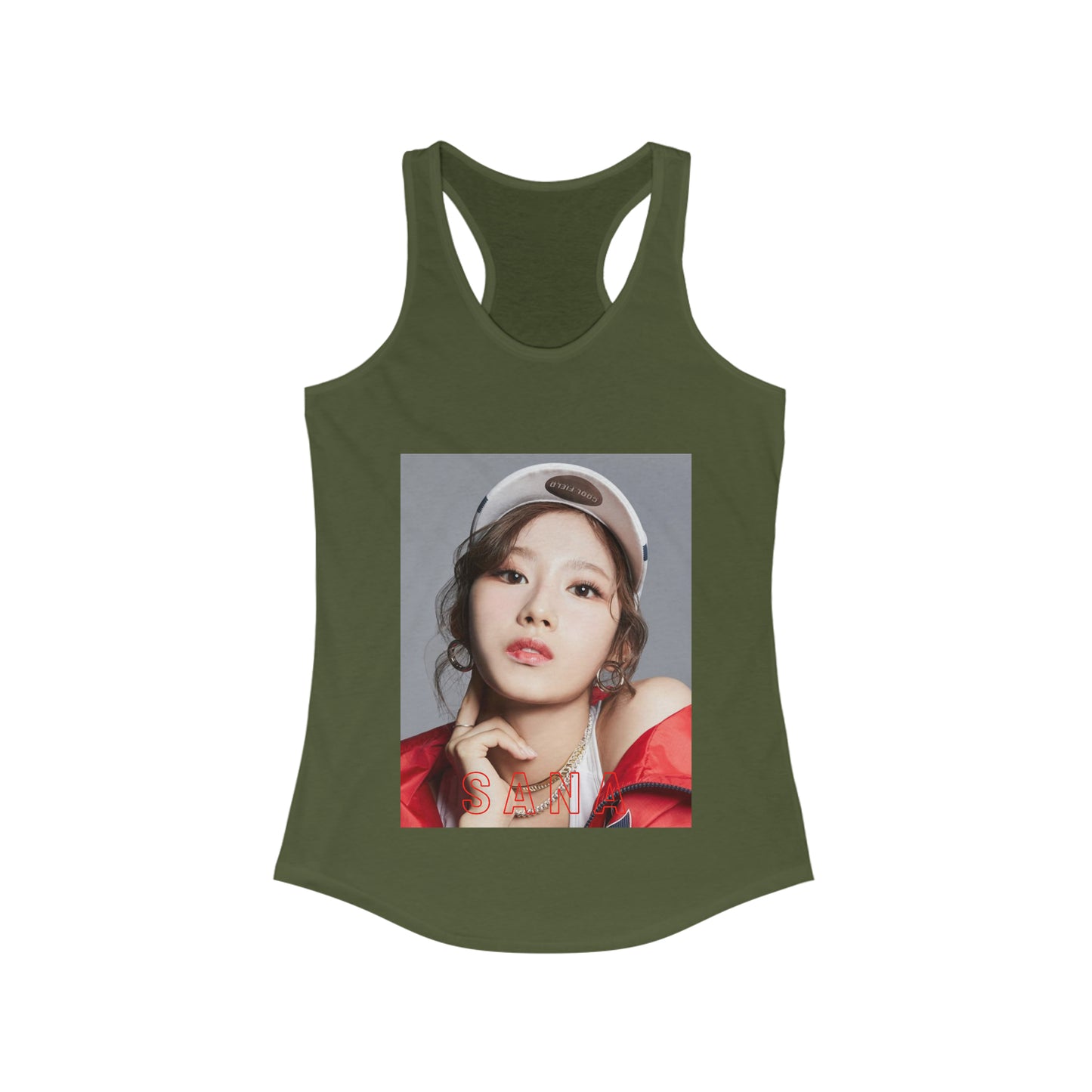 Kpop Girlband Twice Sana Women's Ideal Racerback Tank