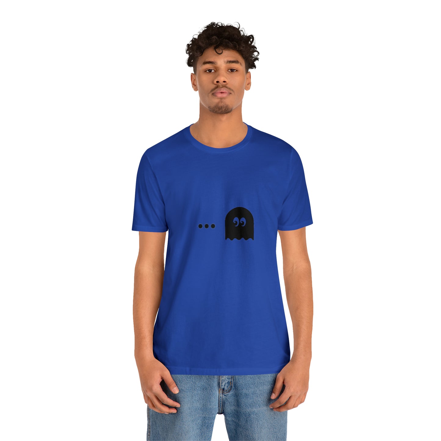 Pacman Game Cartoon Image Unisex Jersey Short Sleeve Tee