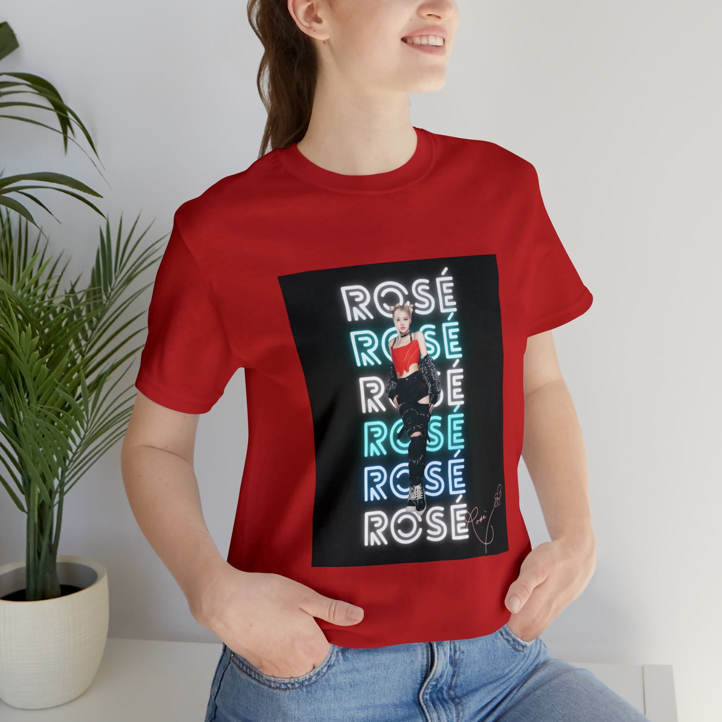 Kpop Girlband Rosé Blinks Unisex Jersey Short Sleeve Tee