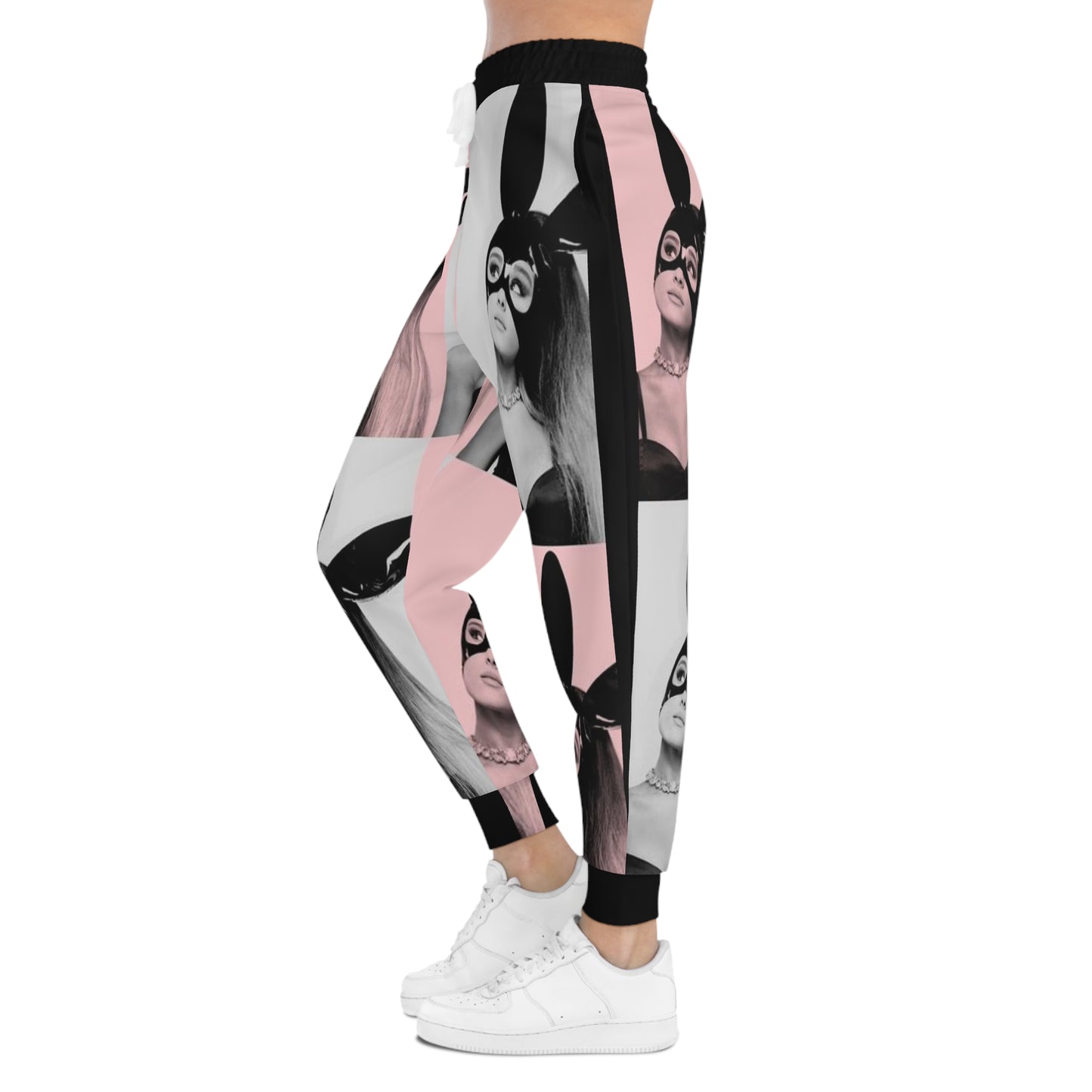 American Singer Ariana Grande Custom Unisex Athletic Joggers (AOP)