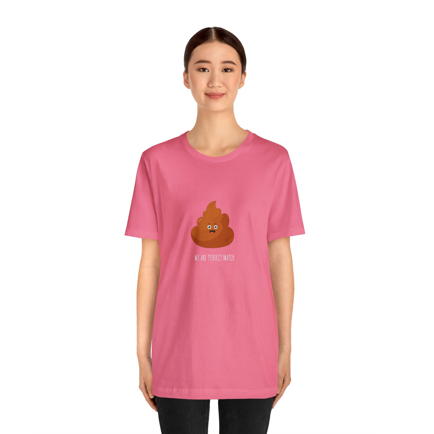 Funny Couple Shirts Perfect Match Unisex Jersey Short Sleeve Tee