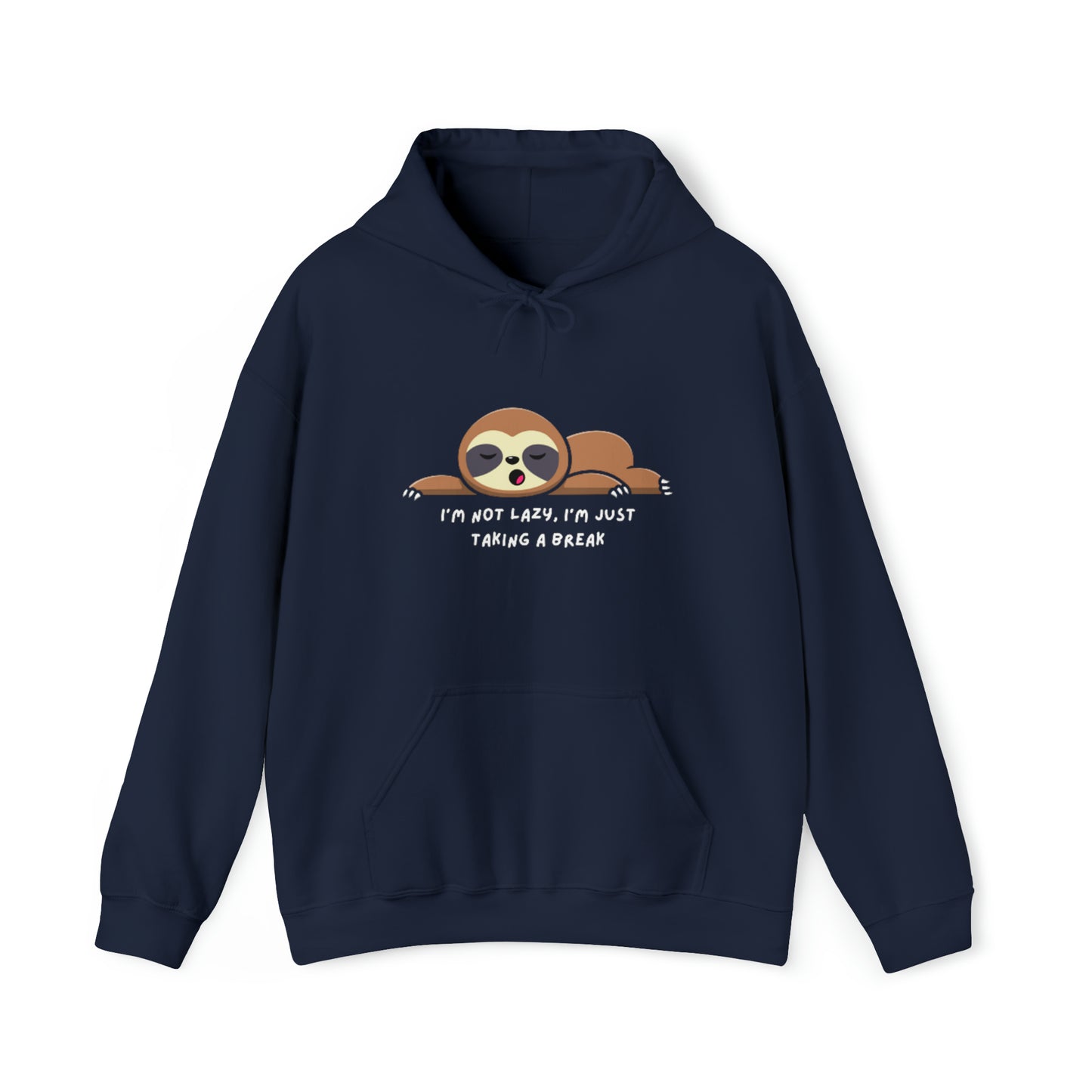 Sloth Image Funny Statement Unisex Heavy Blend™ Hooded Sweatshirt