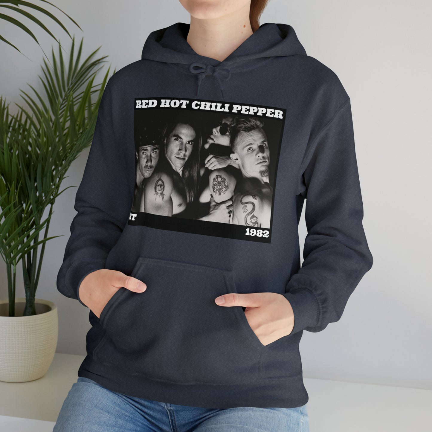 Rock Band Red Hot Chili Pepper Unisex Heavy Blend™ Hooded Sweatshirt