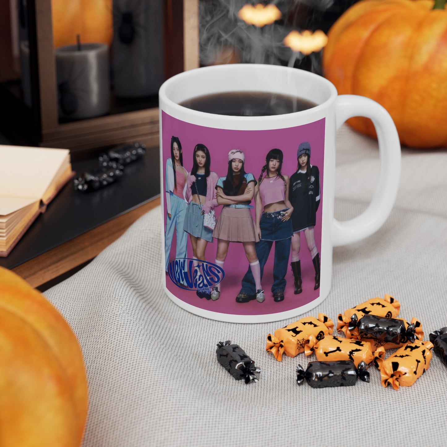 Kpop Girlband New Jeans White Ceramic Coffee Mug 11oz