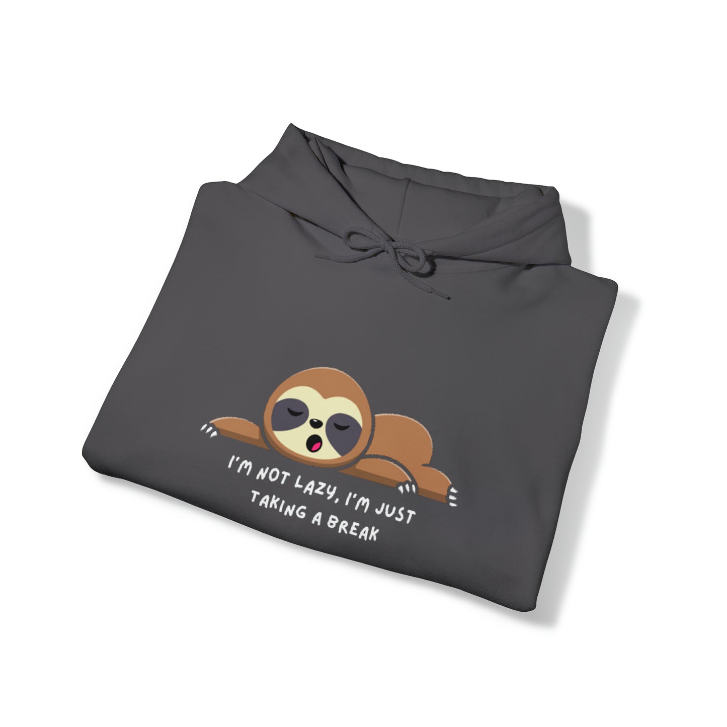 Sloth Image Funny Statement Unisex Heavy Blend™ Hooded Sweatshirt