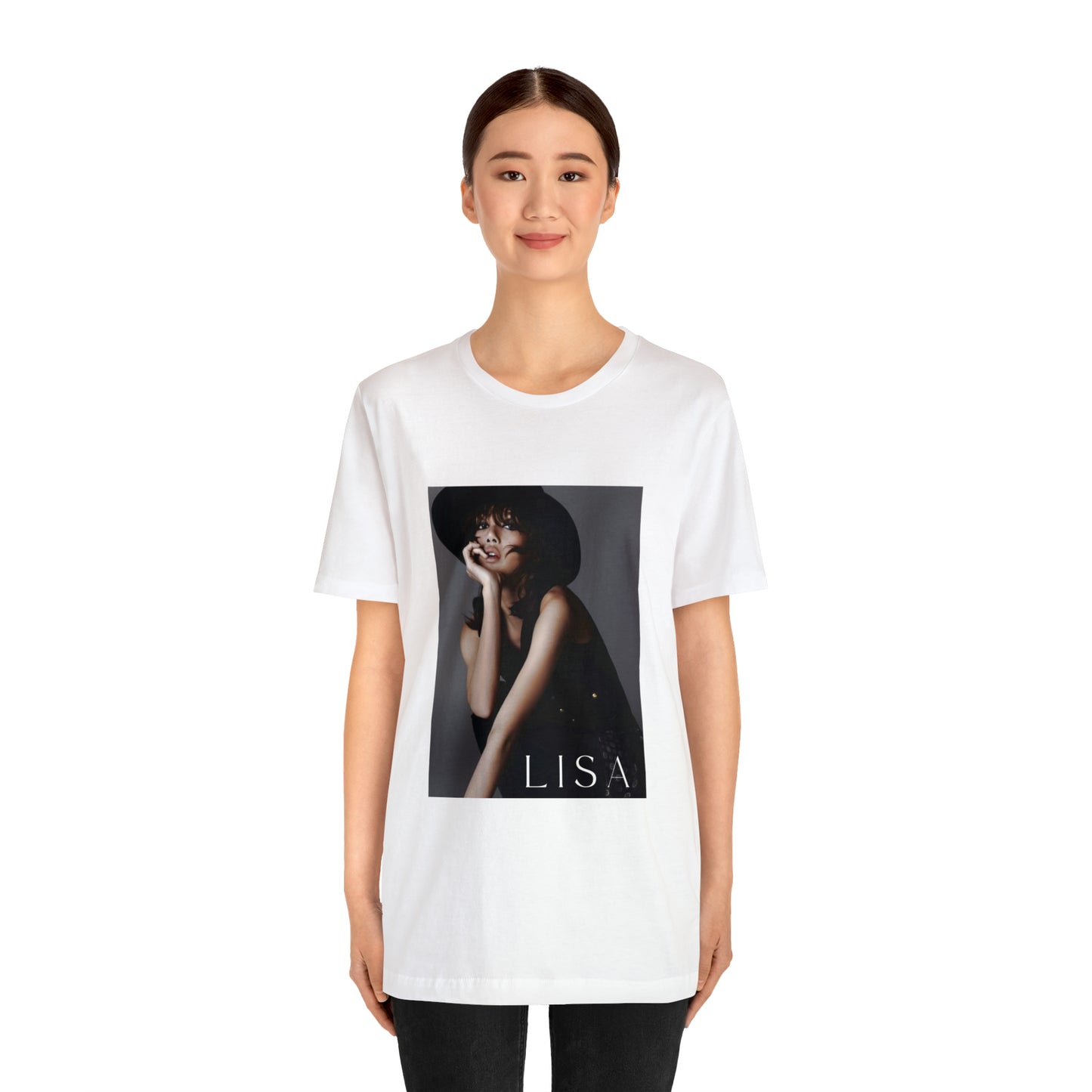 Kpop Girlband Lalisa Blinks Unisex Jersey Short Sleeve Tee