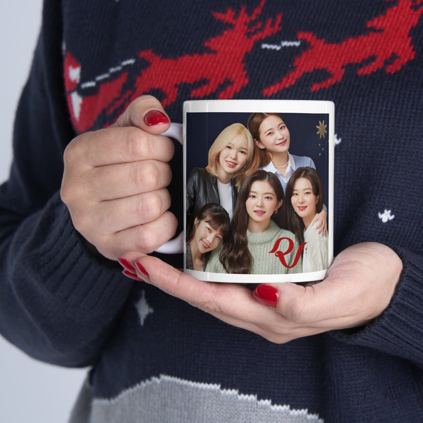 Kpop Girlband Red Velvet White Ceramic Coffee Mug 11oz