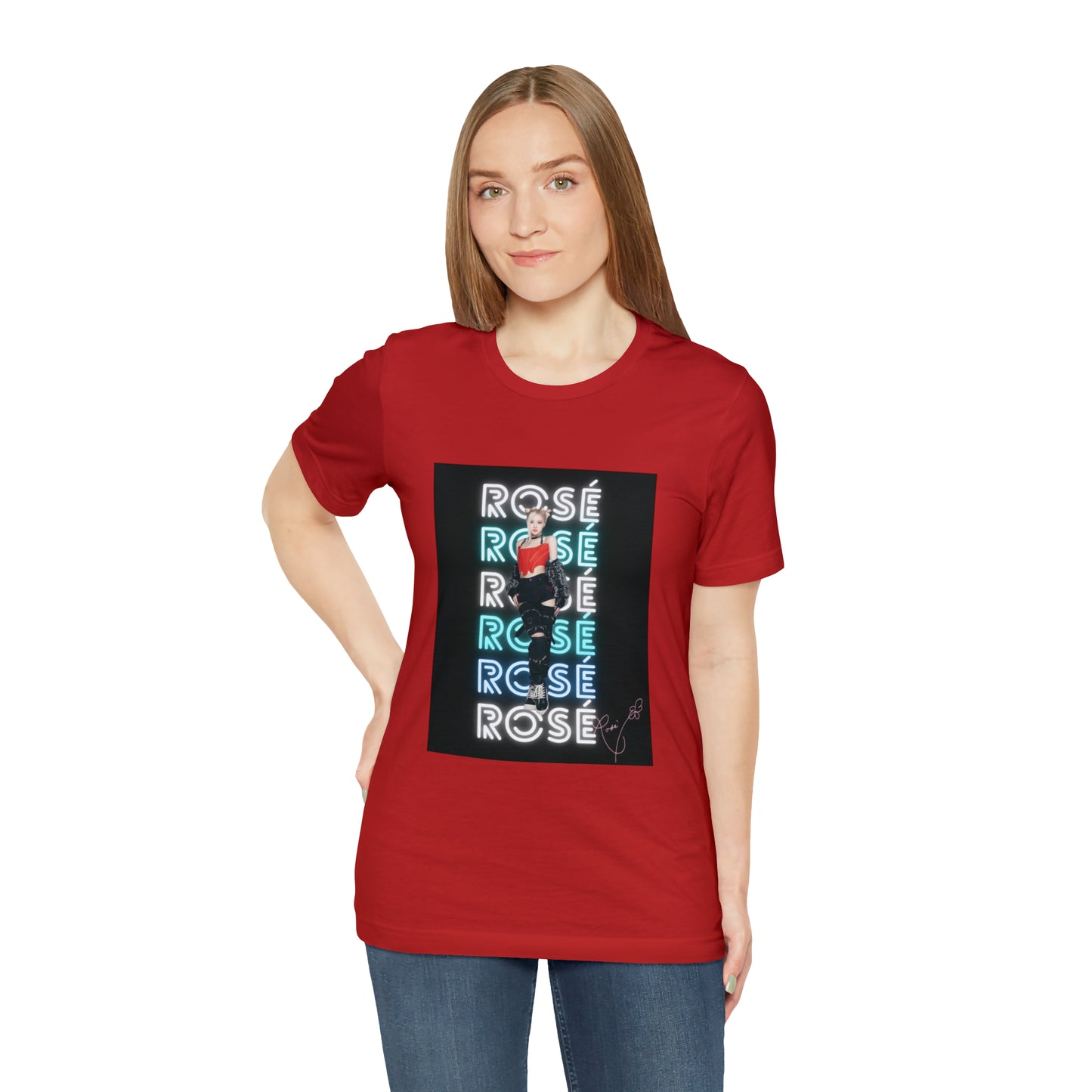 Kpop Girlband Rosé Blinks Unisex Jersey Short Sleeve Tee