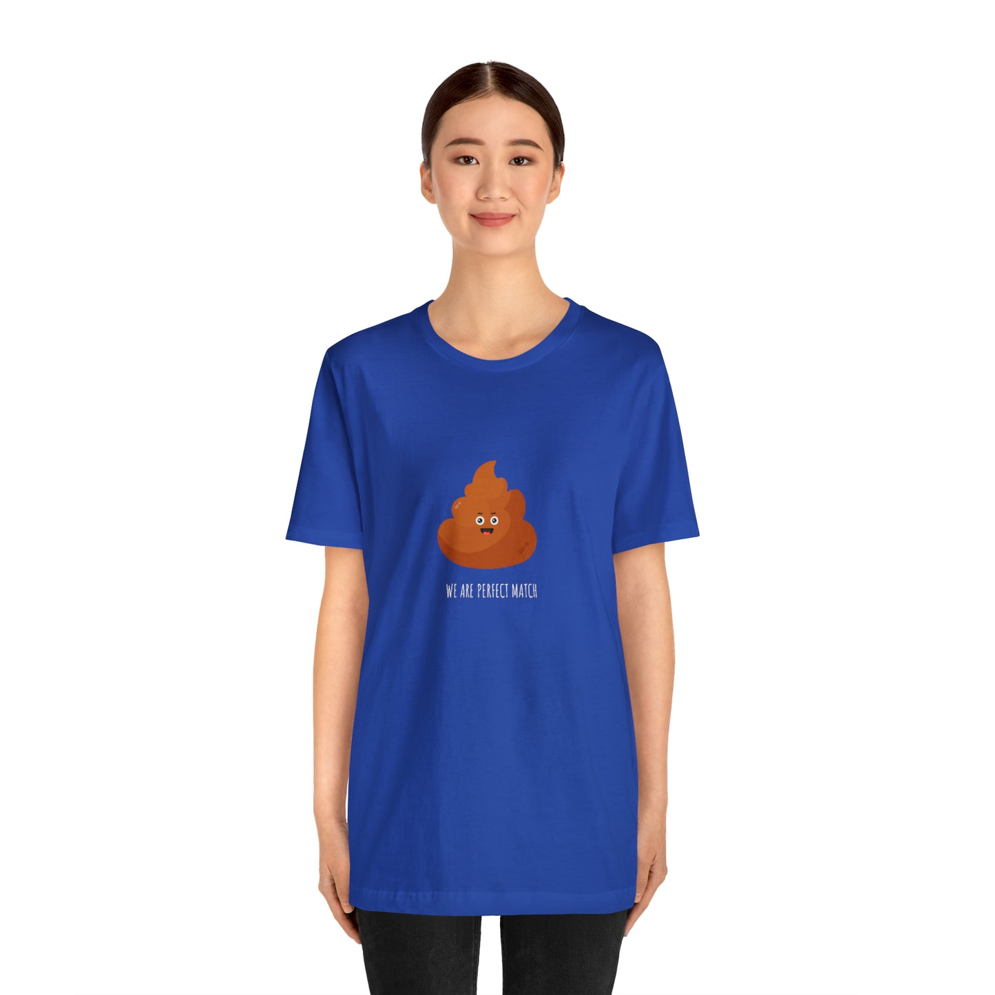 Funny Couple Shirts Perfect Match Unisex Jersey Short Sleeve Tee