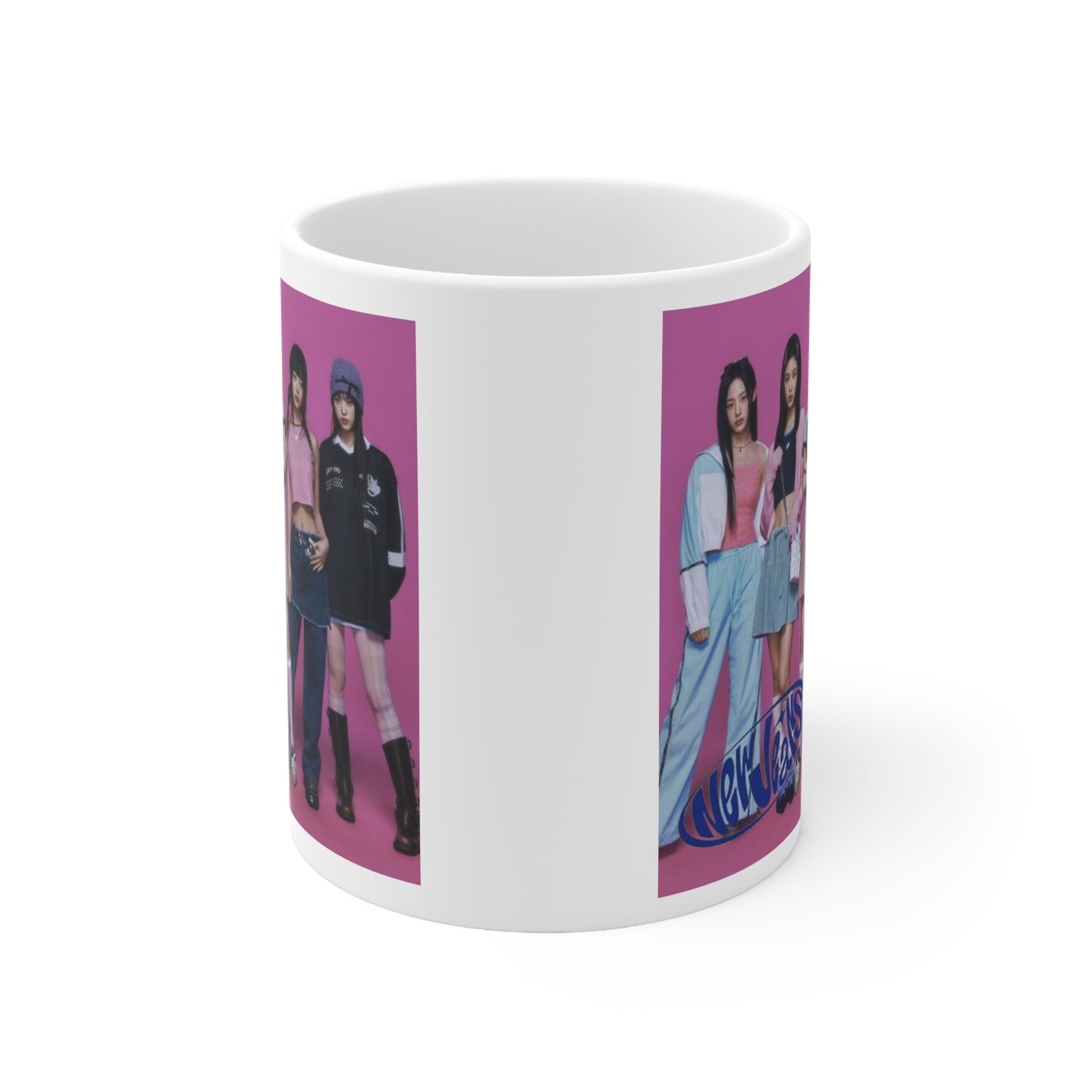 Kpop Girlband New Jeans White Ceramic Coffee Mug 11oz