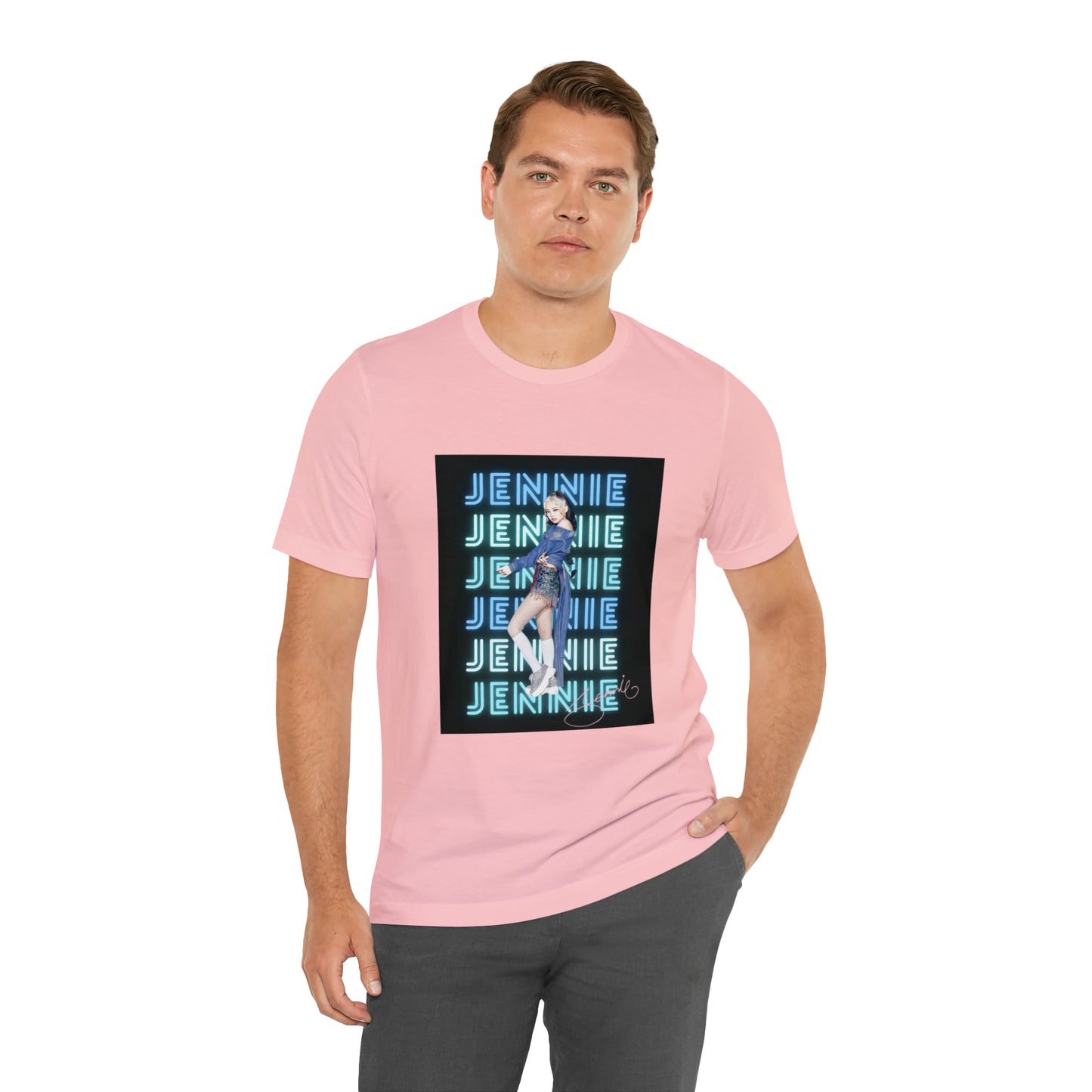 Kpop Custom Shirt Jennie Blinks Unisex Jersey Short Sleeve Tee