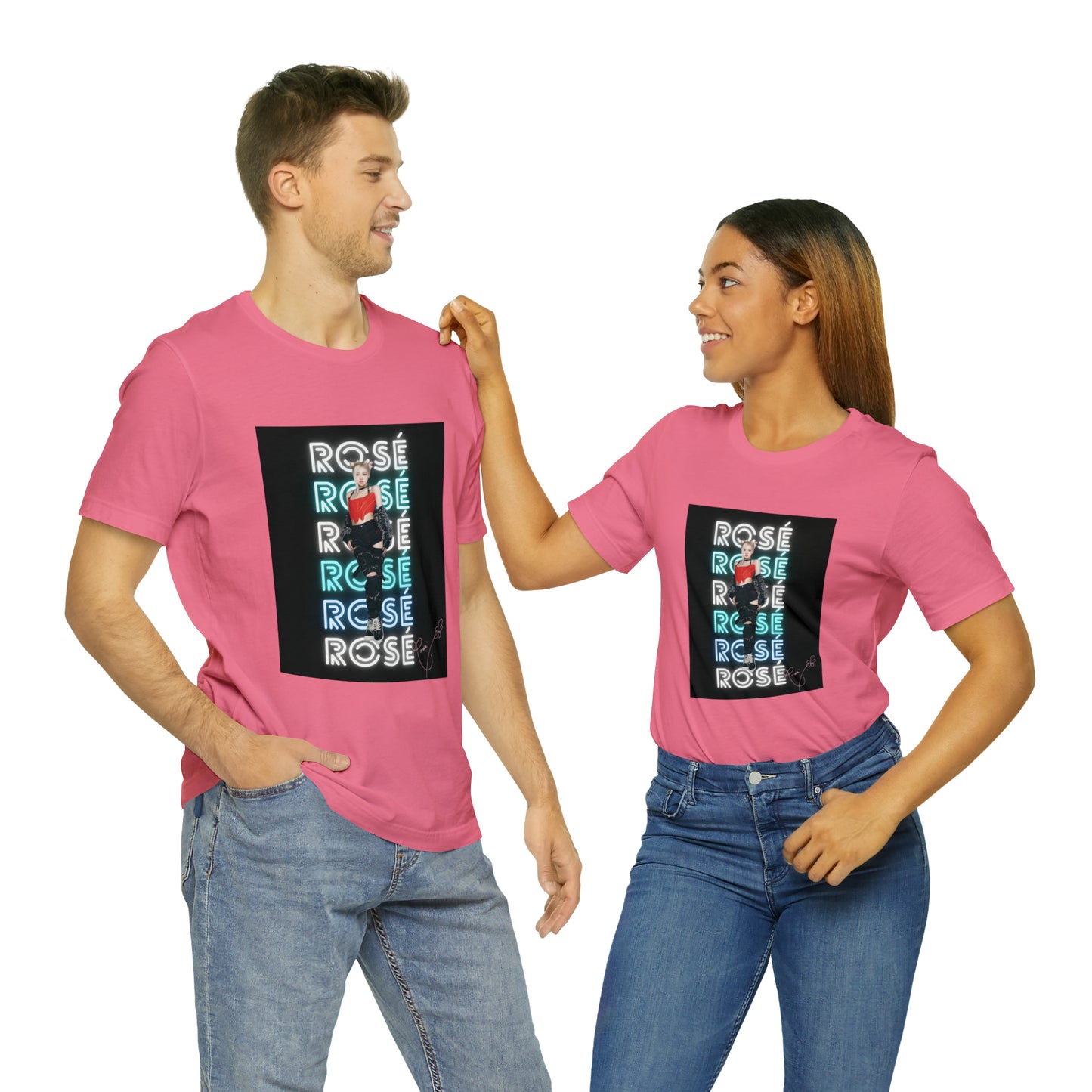 Kpop Girlband Rosé Blinks Unisex Jersey Short Sleeve Tee