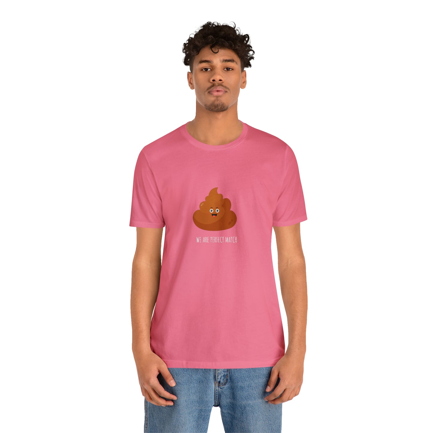 Funny Couple Shirts Perfect Match Unisex Jersey Short Sleeve Tee