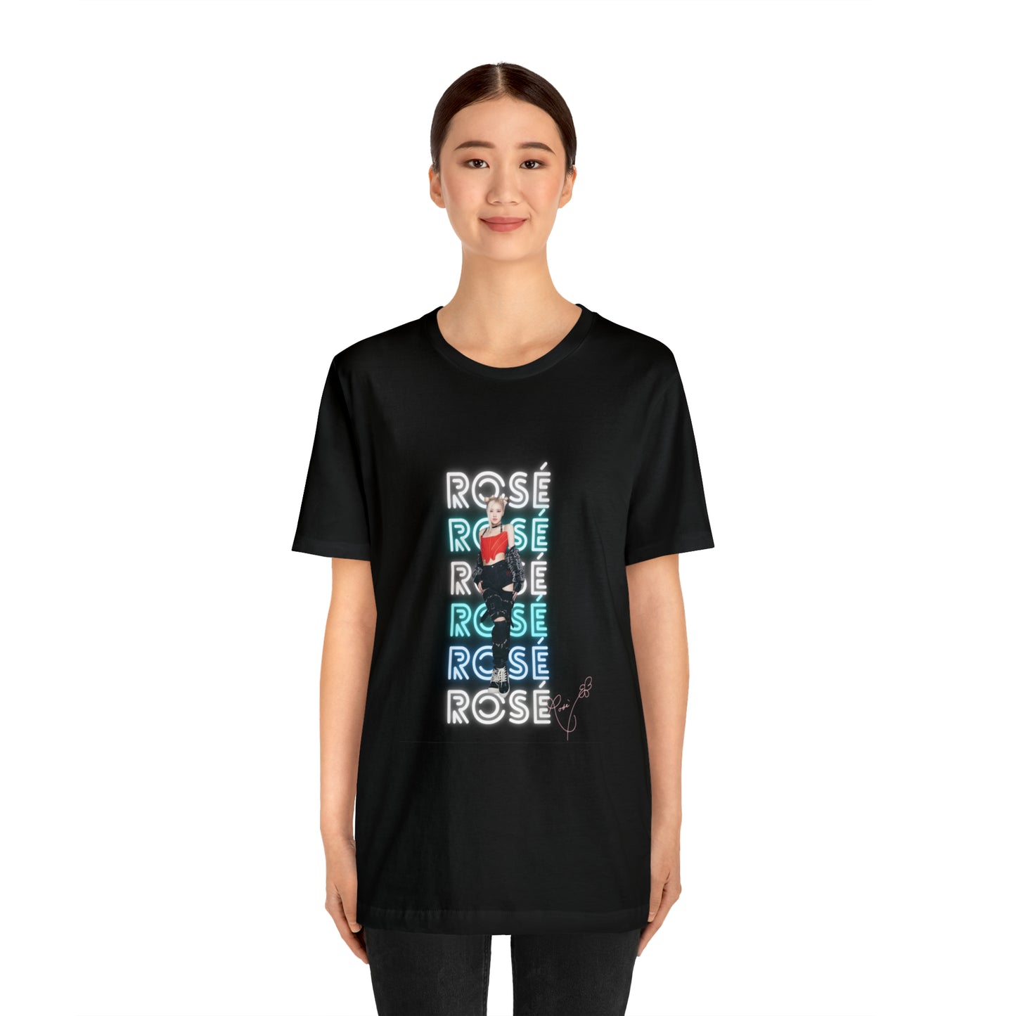 Kpop Girlband Rosé Blinks Unisex Jersey Short Sleeve Tee
