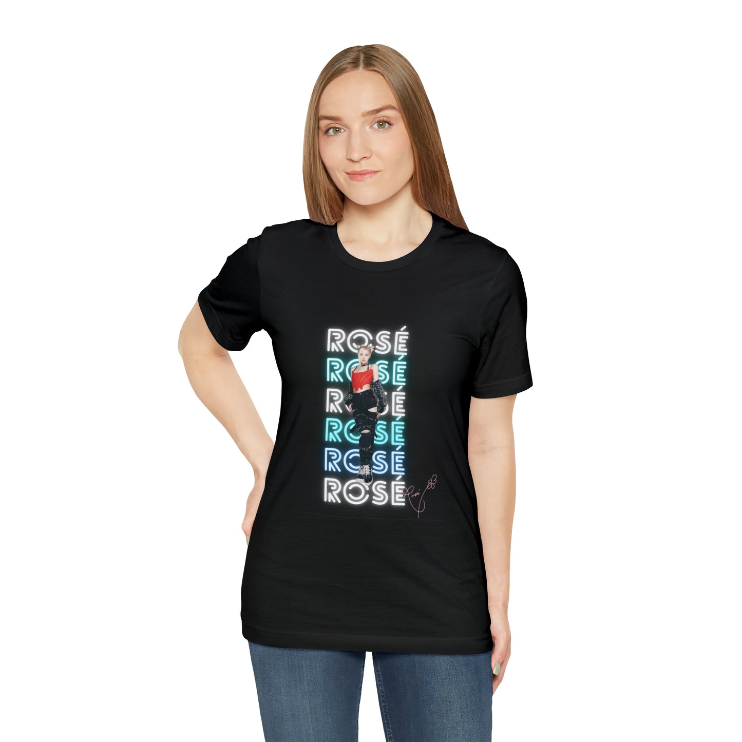 Kpop Girlband Rosé Blinks Unisex Jersey Short Sleeve Tee