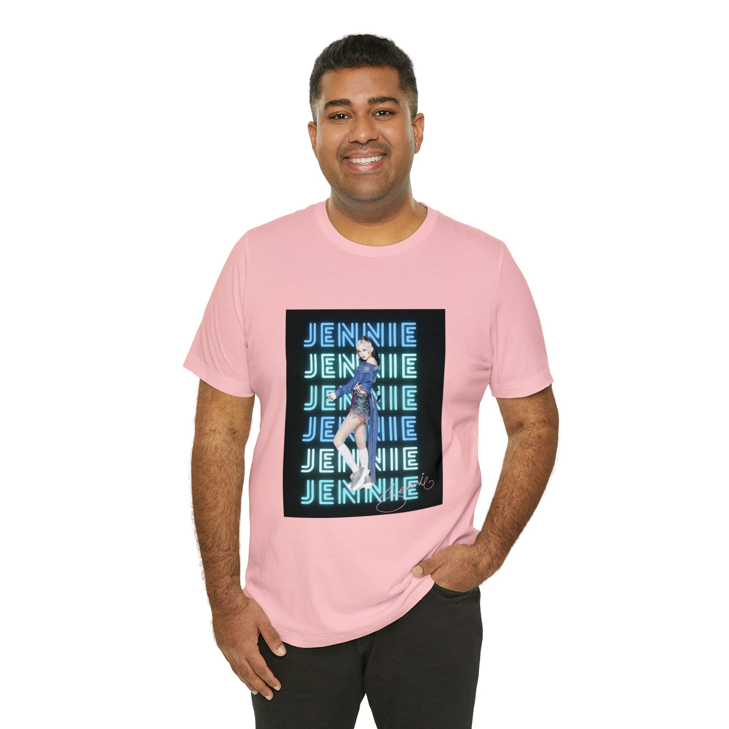 Kpop Custom Shirt Jennie Blinks Unisex Jersey Short Sleeve Tee