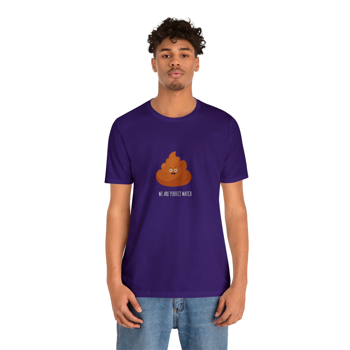Funny Couple Shirts Perfect Match Unisex Jersey Short Sleeve Tee