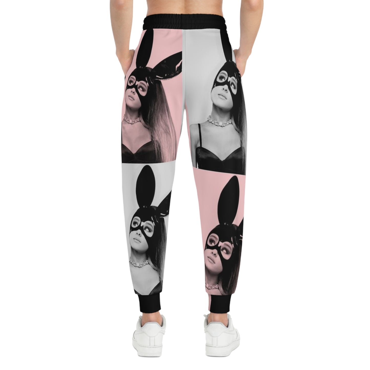 American Singer Ariana Grande Custom Unisex Athletic Joggers (AOP)