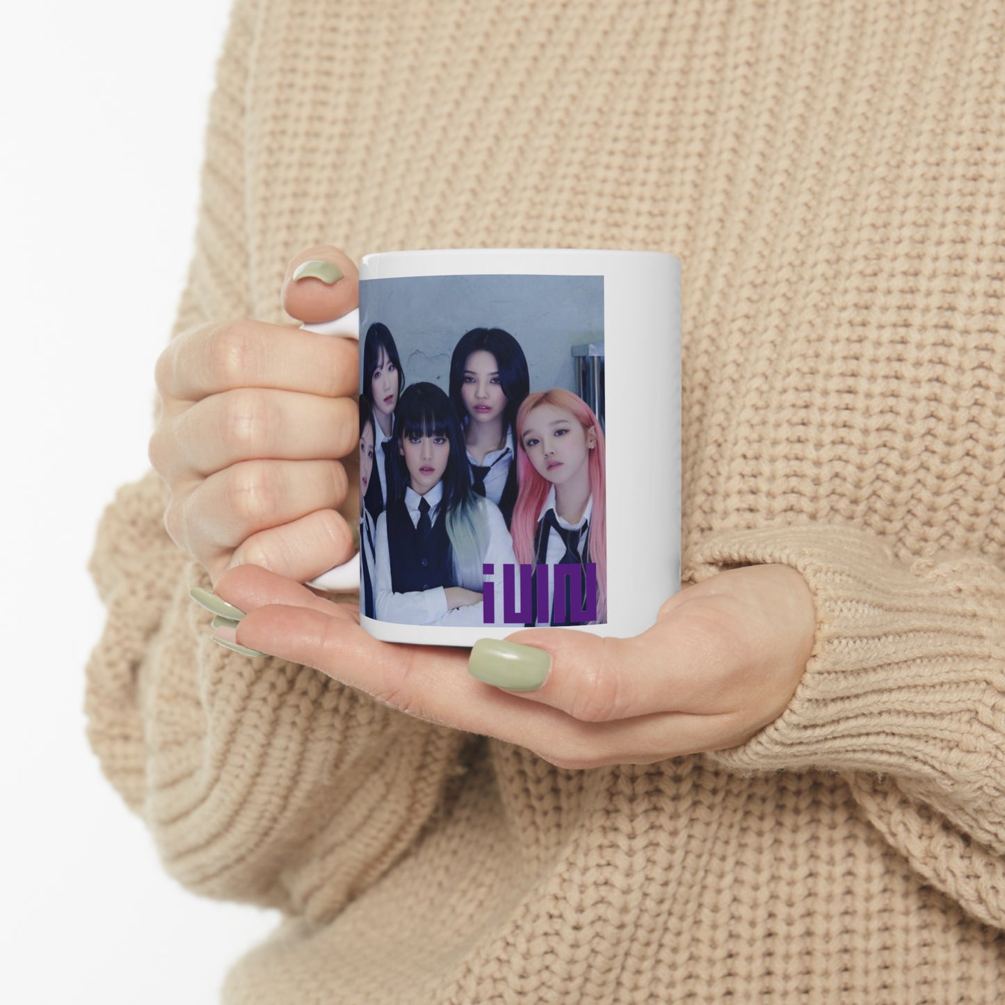 Kpop Girlband G Idle White Ceramic Coffee Mug 11oz