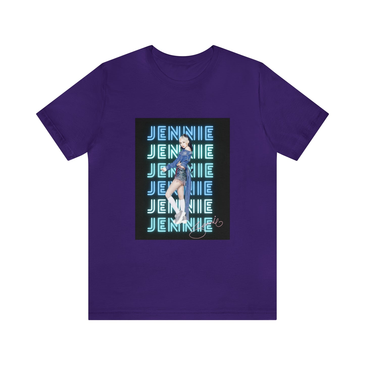Kpop Custom Shirt Jennie Blinks Unisex Jersey Short Sleeve Tee