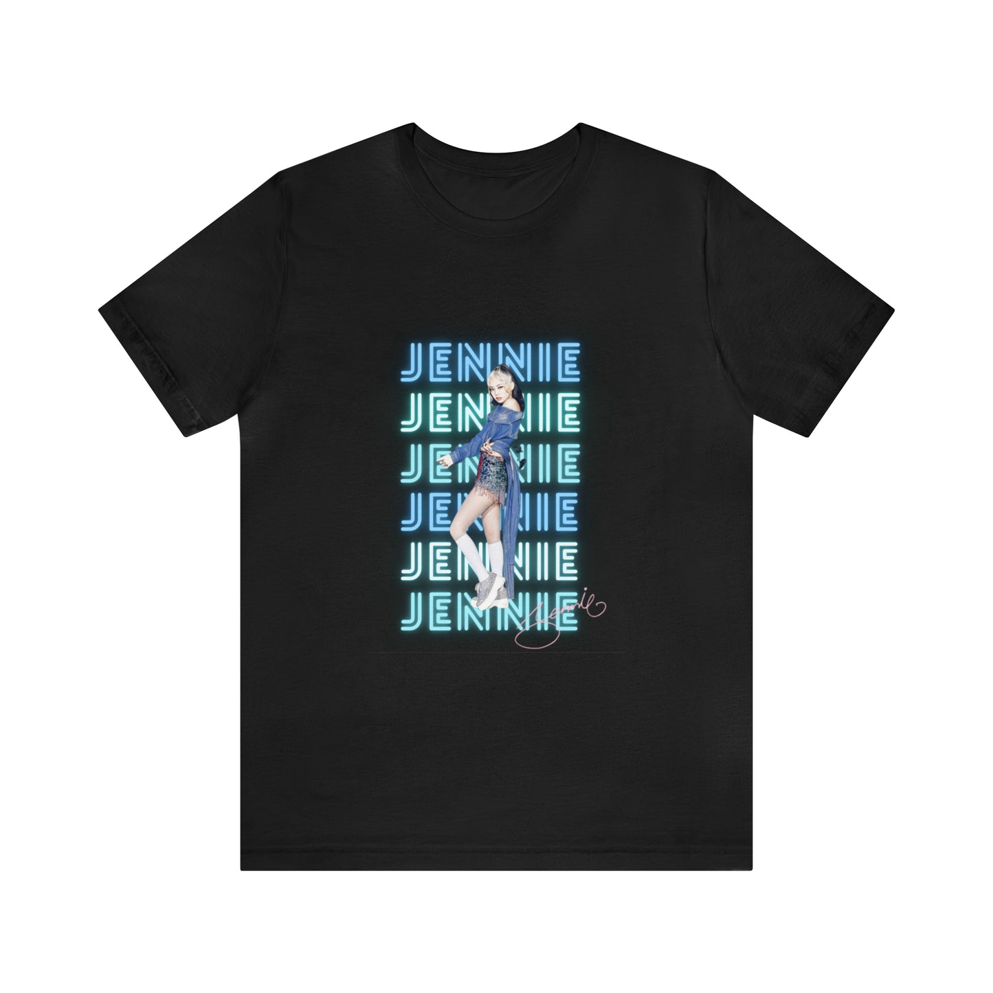Kpop Custom Shirt Jennie Blinks Unisex Jersey Short Sleeve Tee