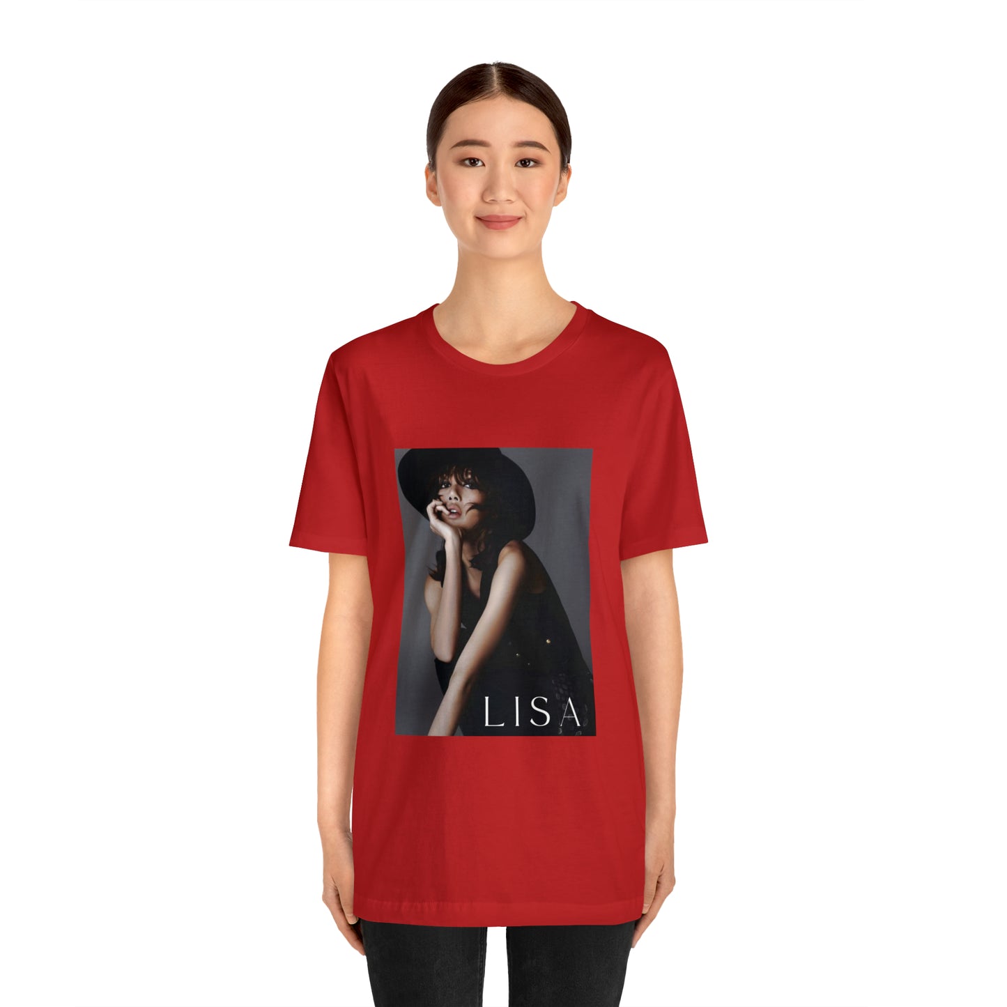 Kpop Girlband Lalisa Blinks Unisex Jersey Short Sleeve Tee
