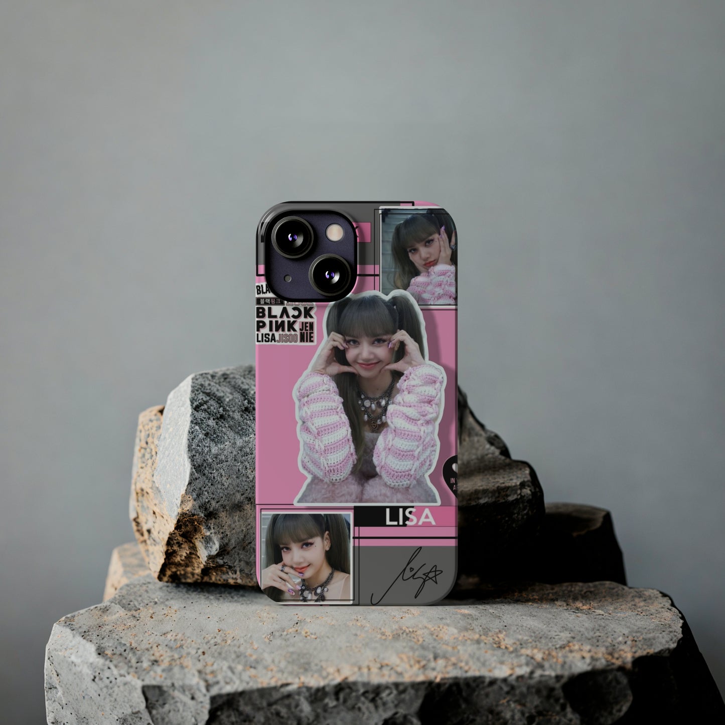 Kpop Boyband Lalisa Monoban Slim Phone Cases Custom Iphone Phonecover