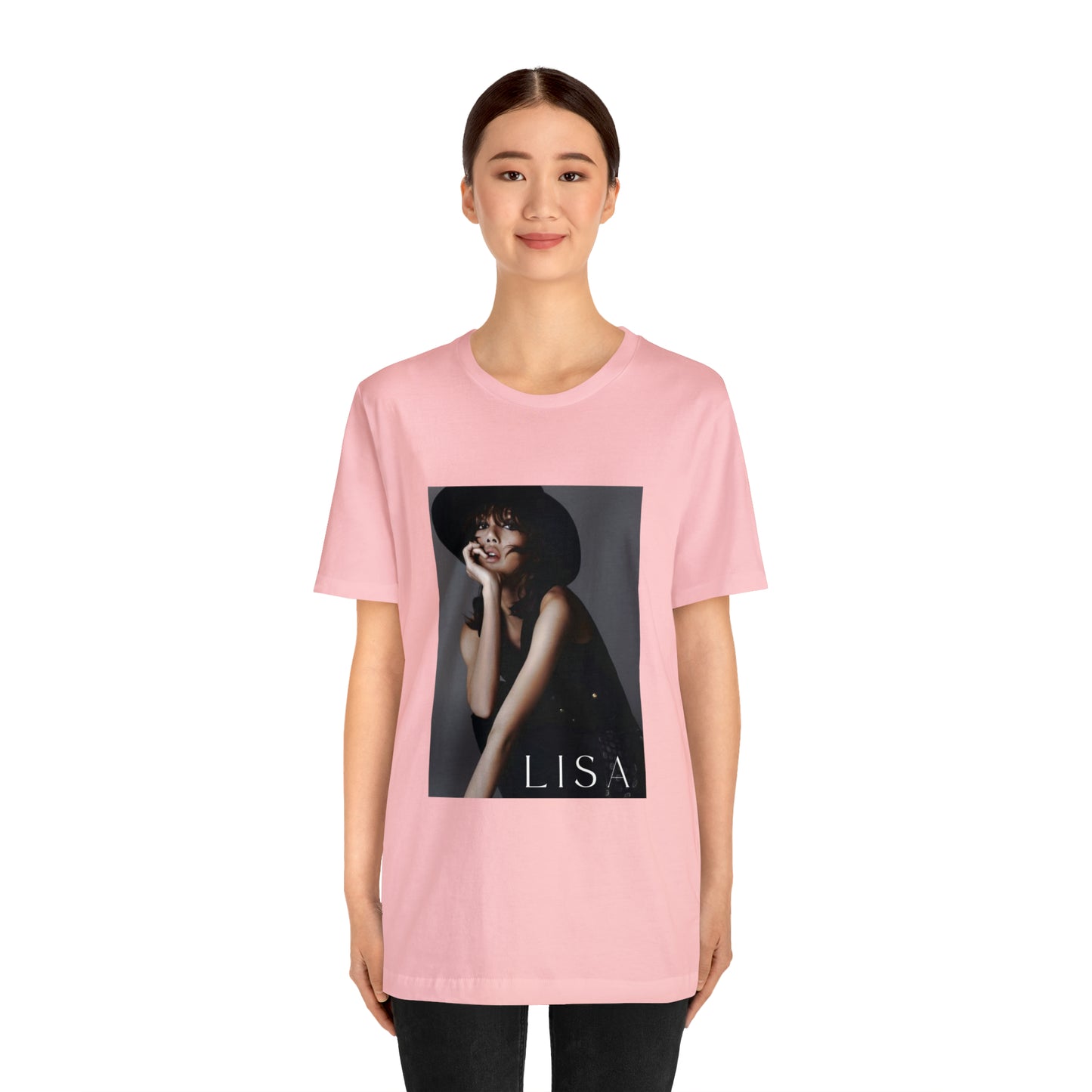 Kpop Girlband Lalisa Blinks Unisex Jersey Short Sleeve Tee