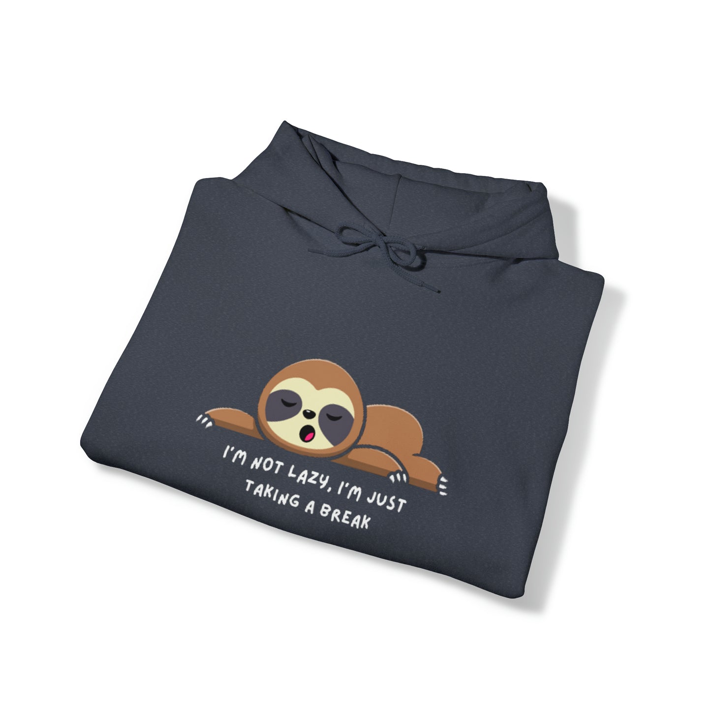 Sloth Image Funny Statement Unisex Heavy Blend™ Hooded Sweatshirt
