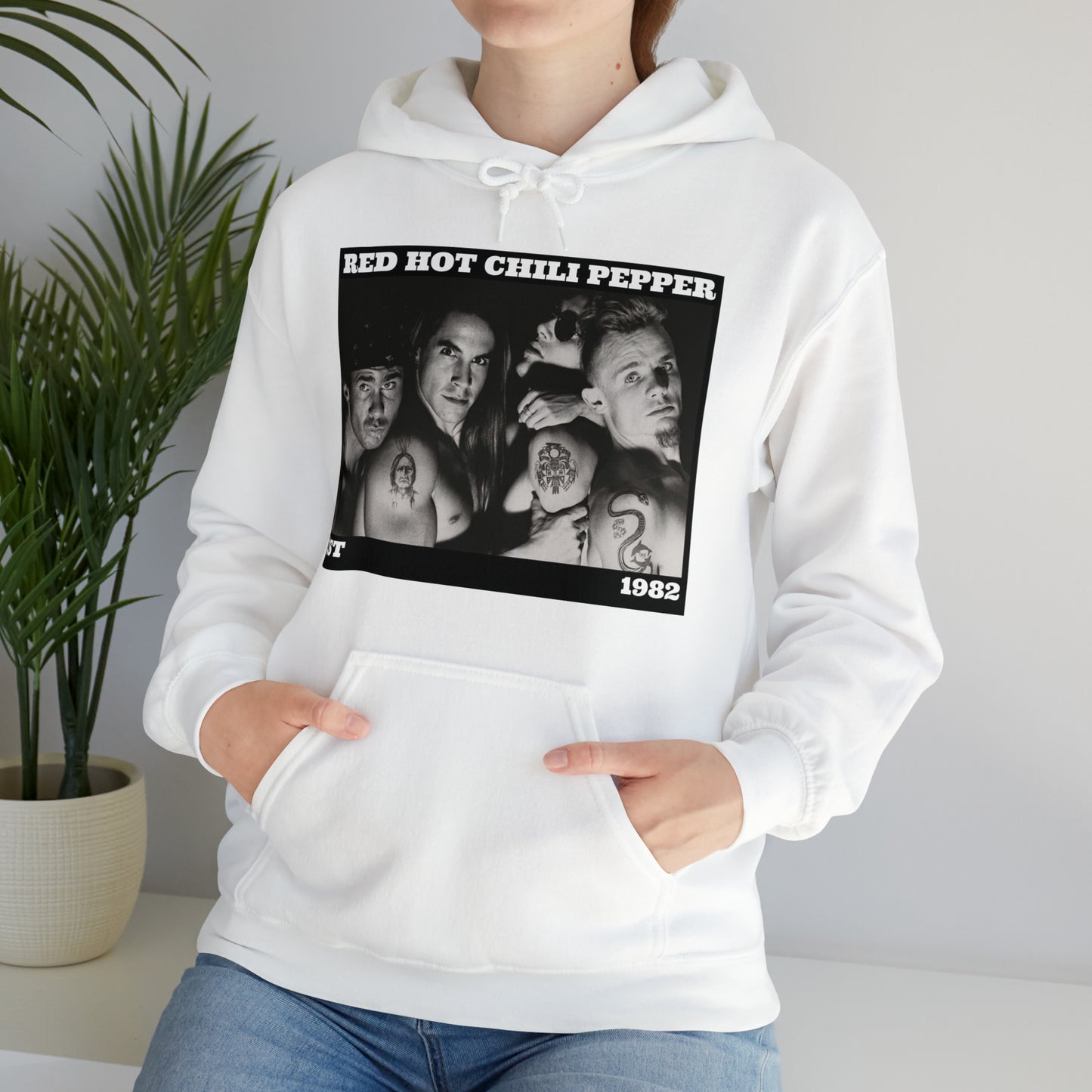 Rock Band Red Hot Chili Pepper Unisex Heavy Blend™ Hooded Sweatshirt