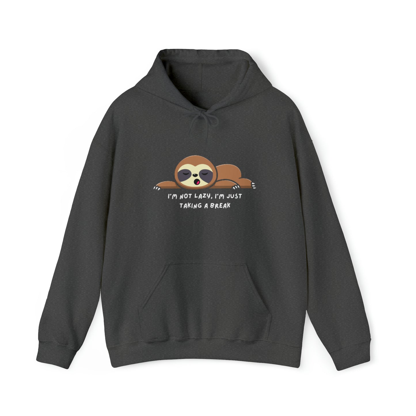 Sloth Image Funny Statement Unisex Heavy Blend™ Hooded Sweatshirt