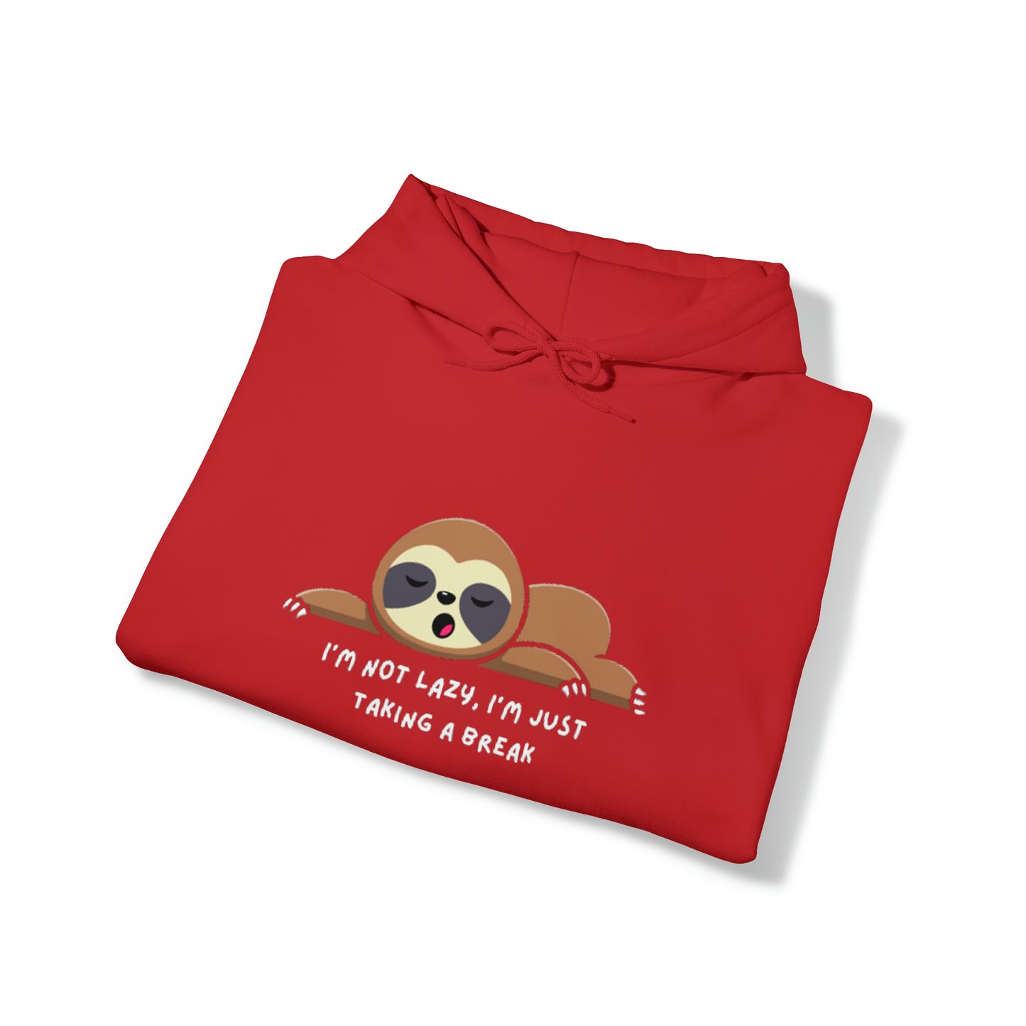 Sloth Image Funny Statement Unisex Heavy Blend™ Hooded Sweatshirt