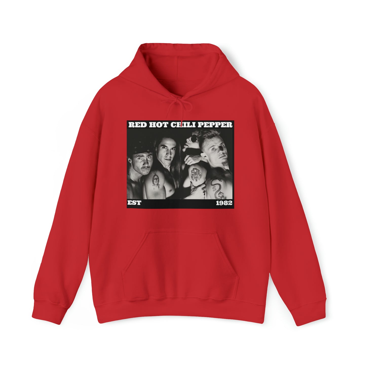 Rock Band Red Hot Chili Pepper Unisex Heavy Blend™ Hooded Sweatshirt