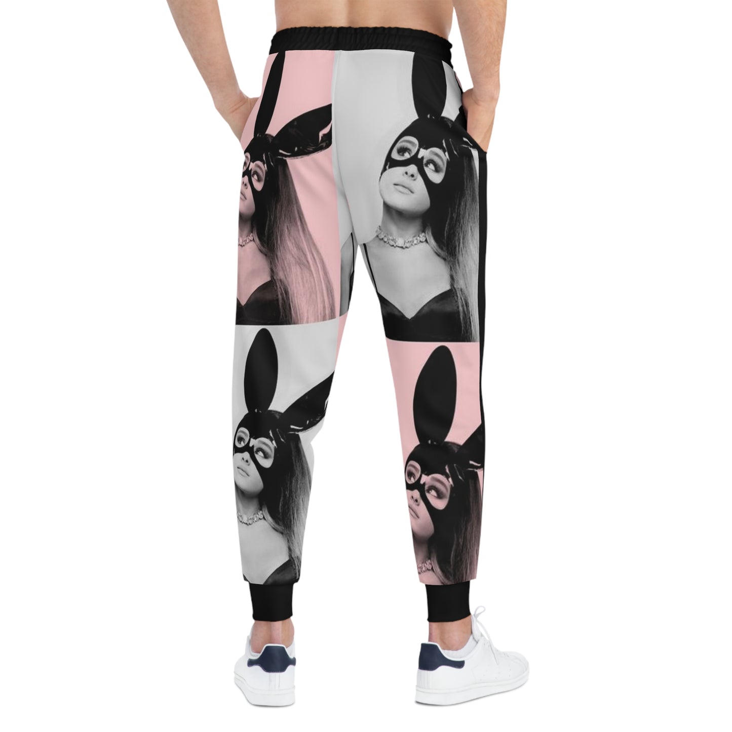 American Singer Ariana Grande Custom Unisex Athletic Joggers (AOP)