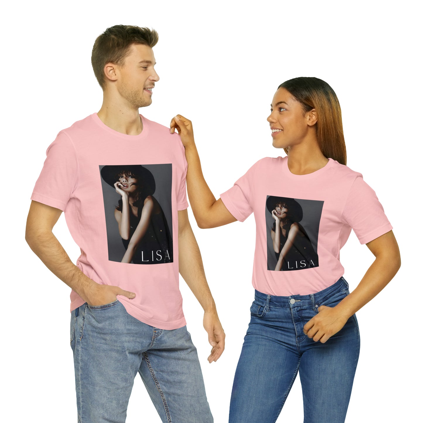 Kpop Girlband Lalisa Blinks Unisex Jersey Short Sleeve Tee