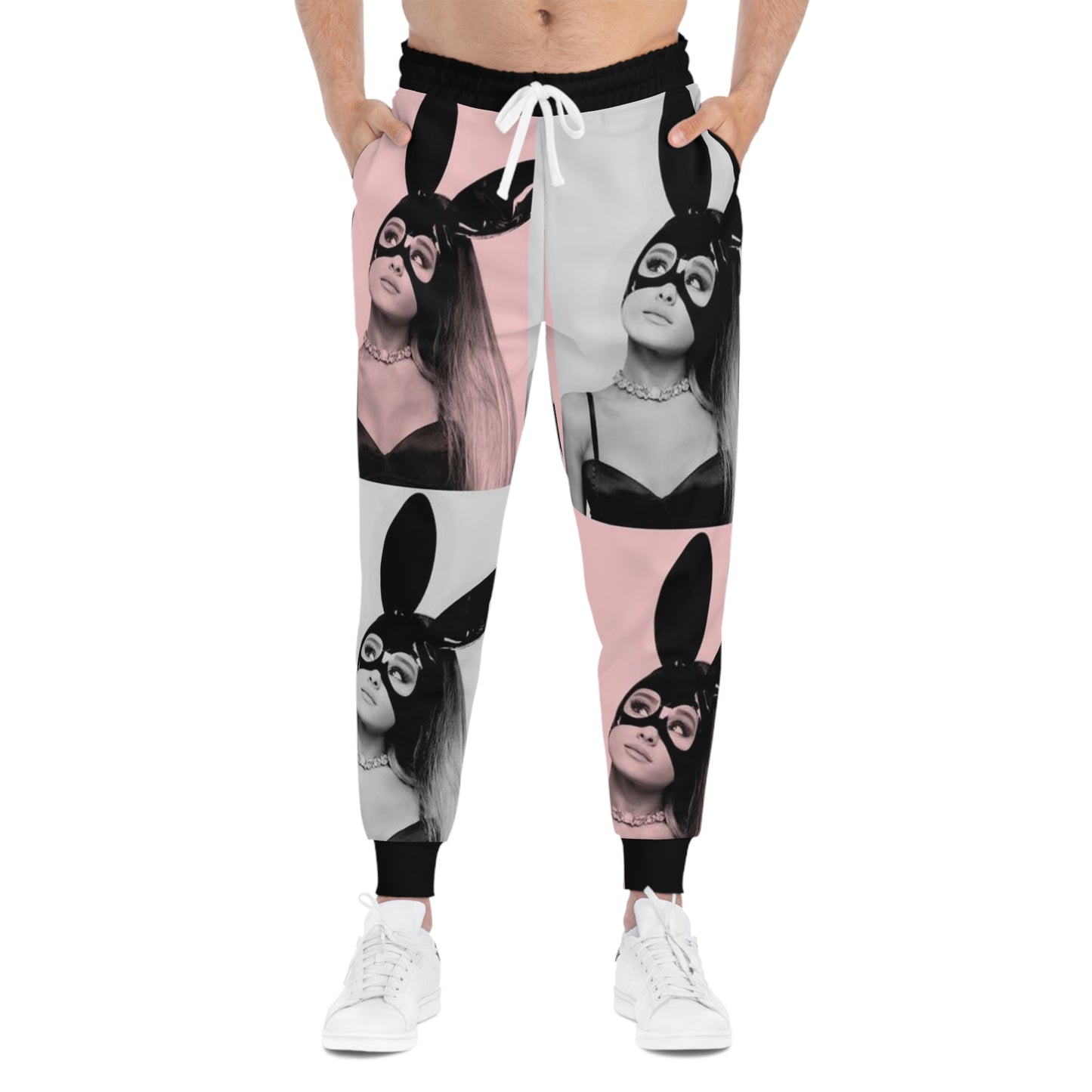 American Singer Ariana Grande Custom Unisex Athletic Joggers (AOP)