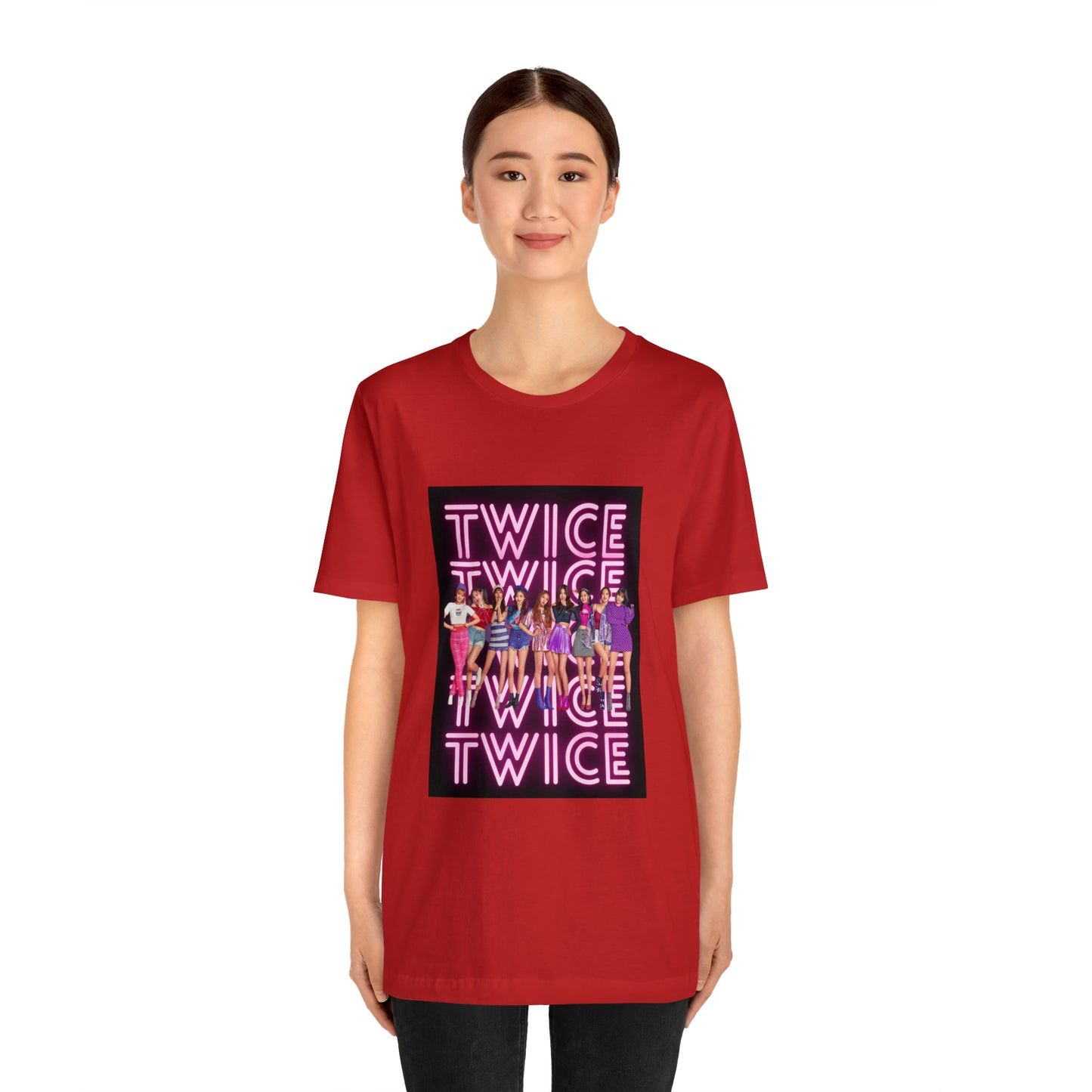 Kpop Girlband Twice Unisex Jersey Short Sleeve Tee