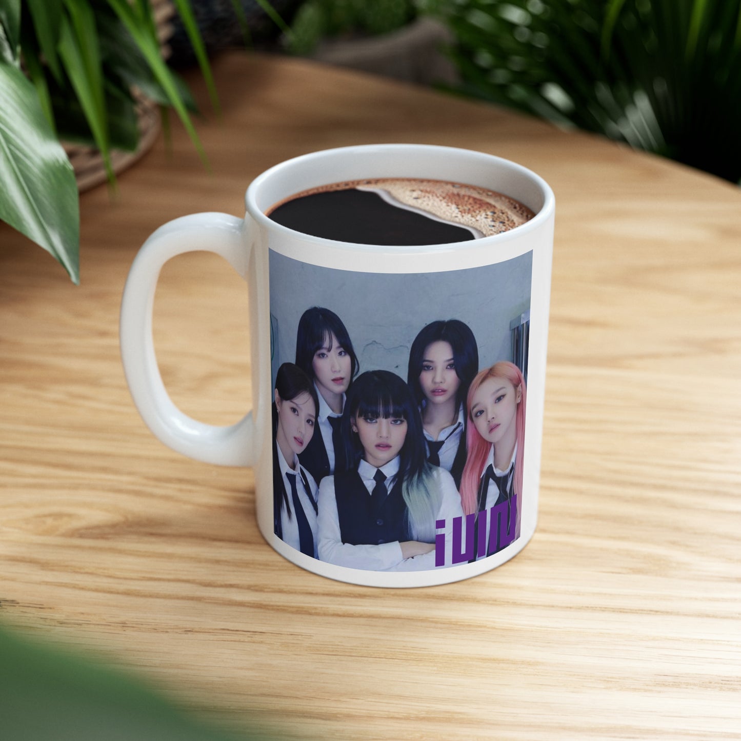 Kpop Girlband G Idle White Ceramic Coffee Mug 11oz