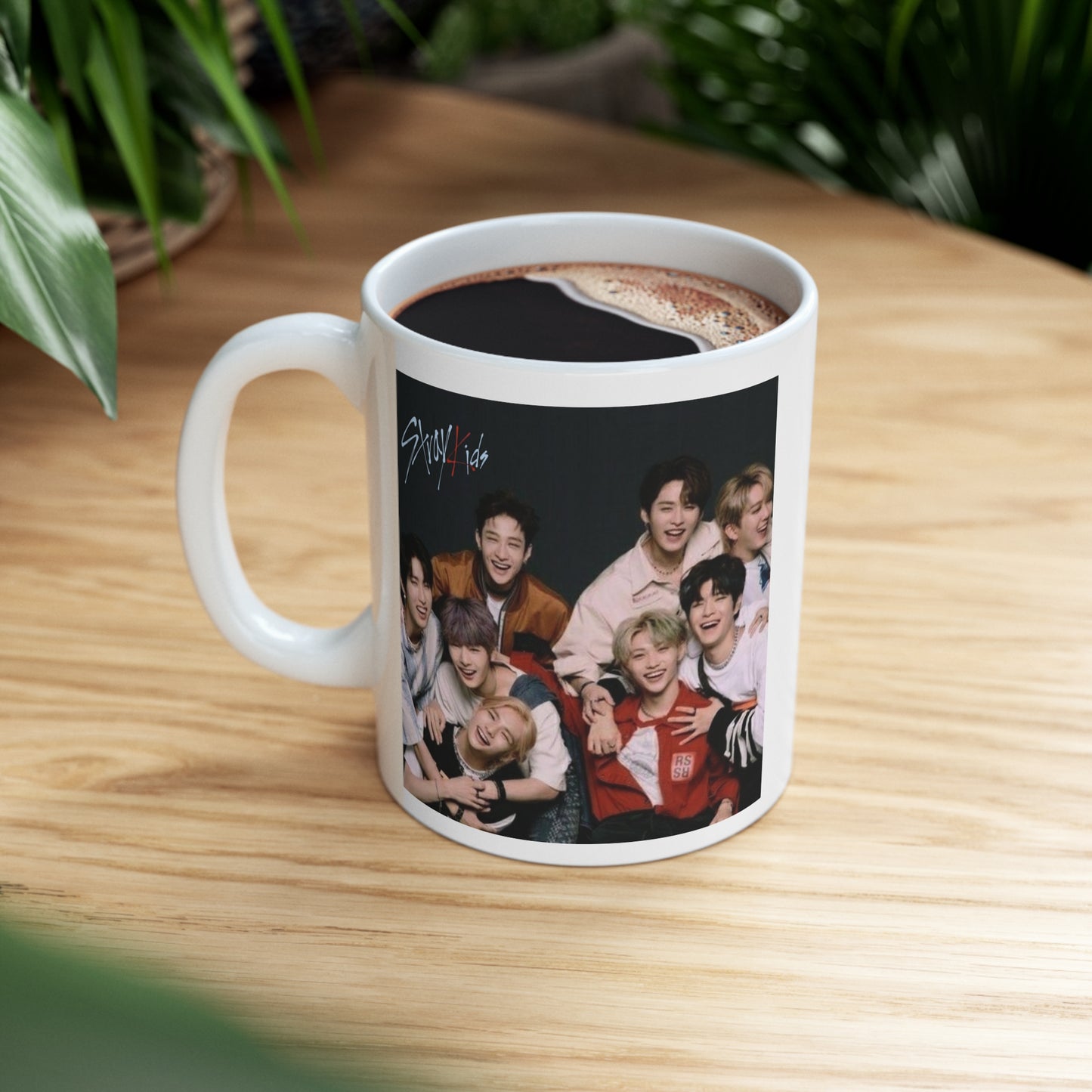 Kpop Boyband Straykids White Ceramic Coffee Mug 11oz
