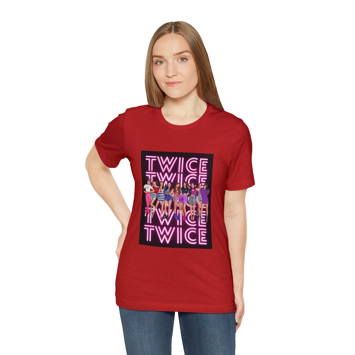 Kpop Girlband Twice Unisex Jersey Short Sleeve Tee