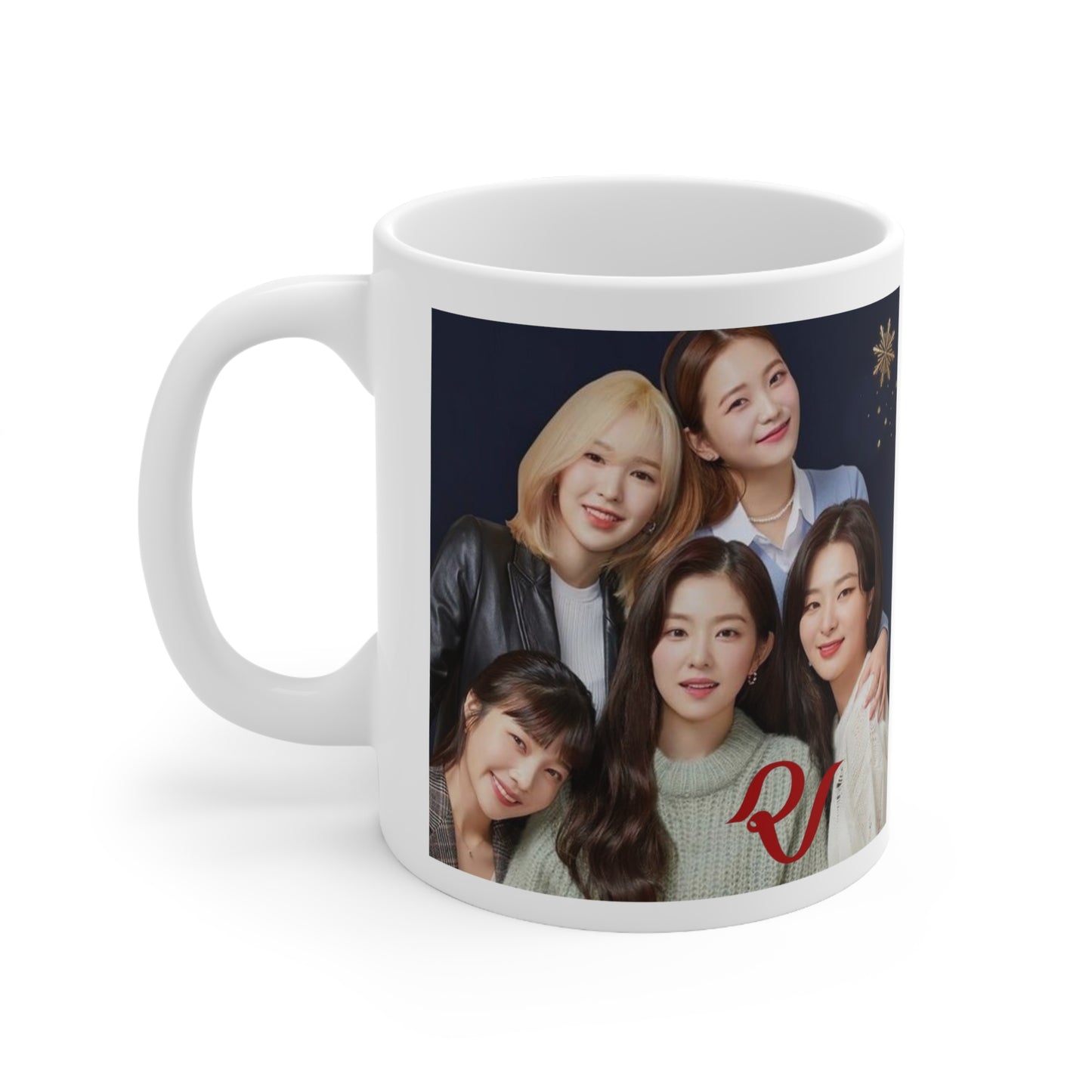 Kpop Girlband Red Velvet White Ceramic Coffee Mug 11oz