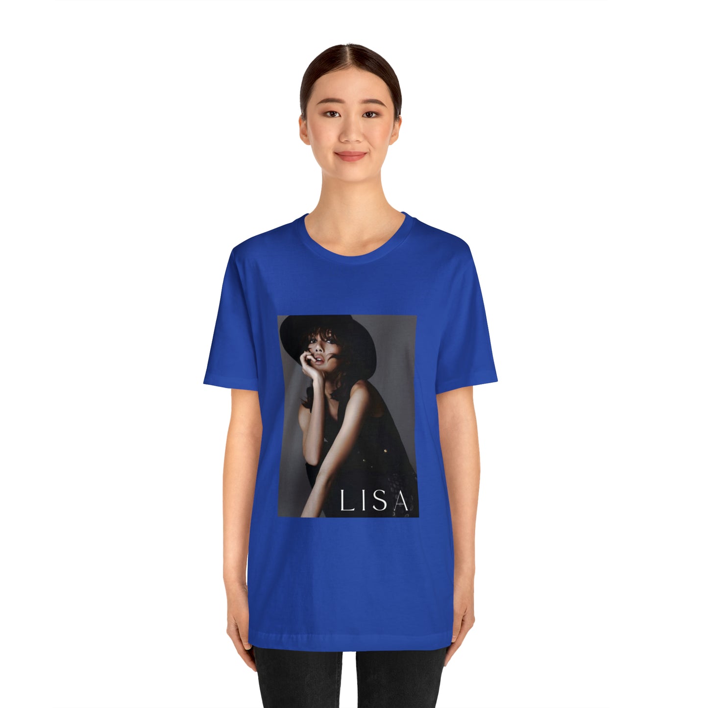 Kpop Girlband Lalisa Blinks Unisex Jersey Short Sleeve Tee