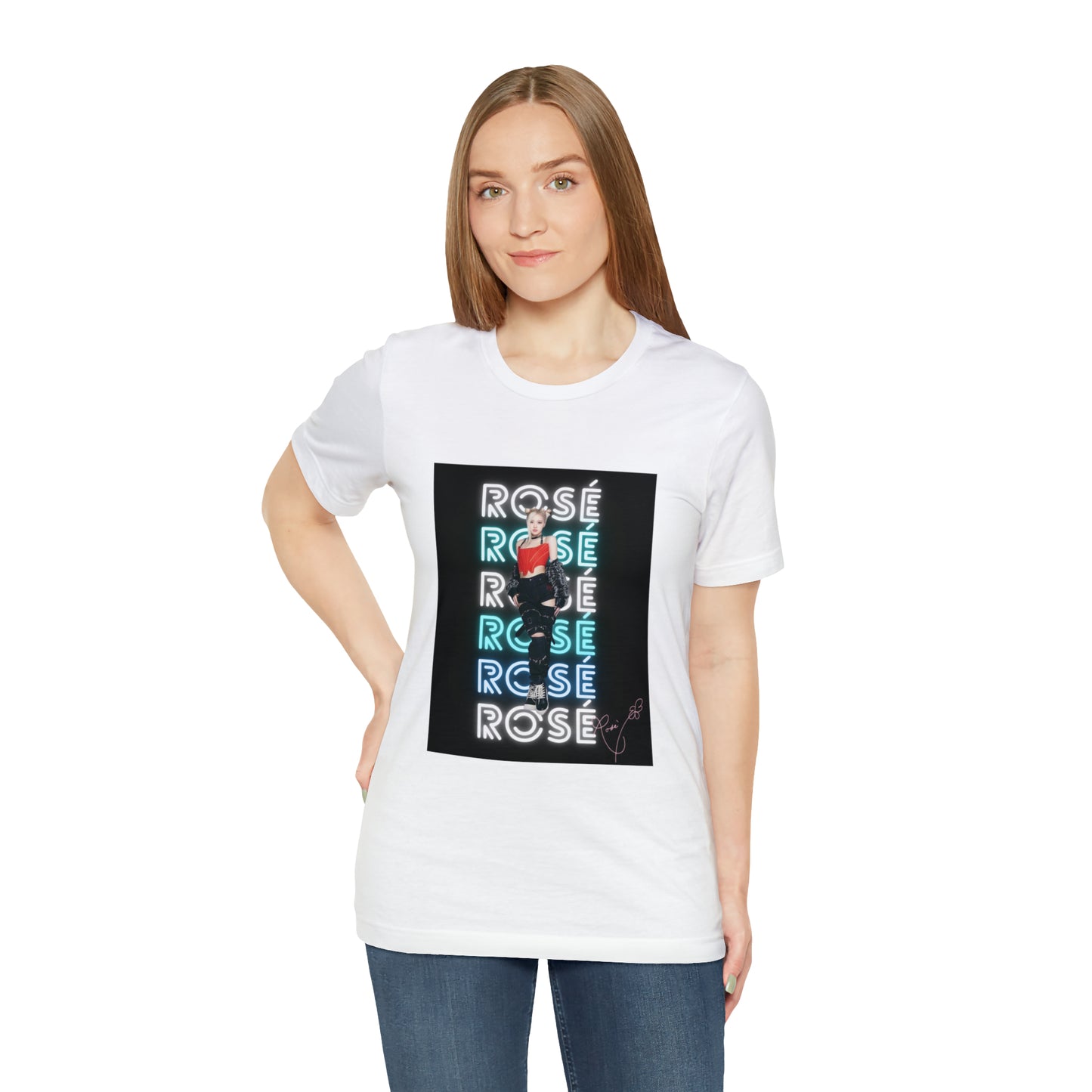 Kpop Girlband Rosé Blinks Unisex Jersey Short Sleeve Tee